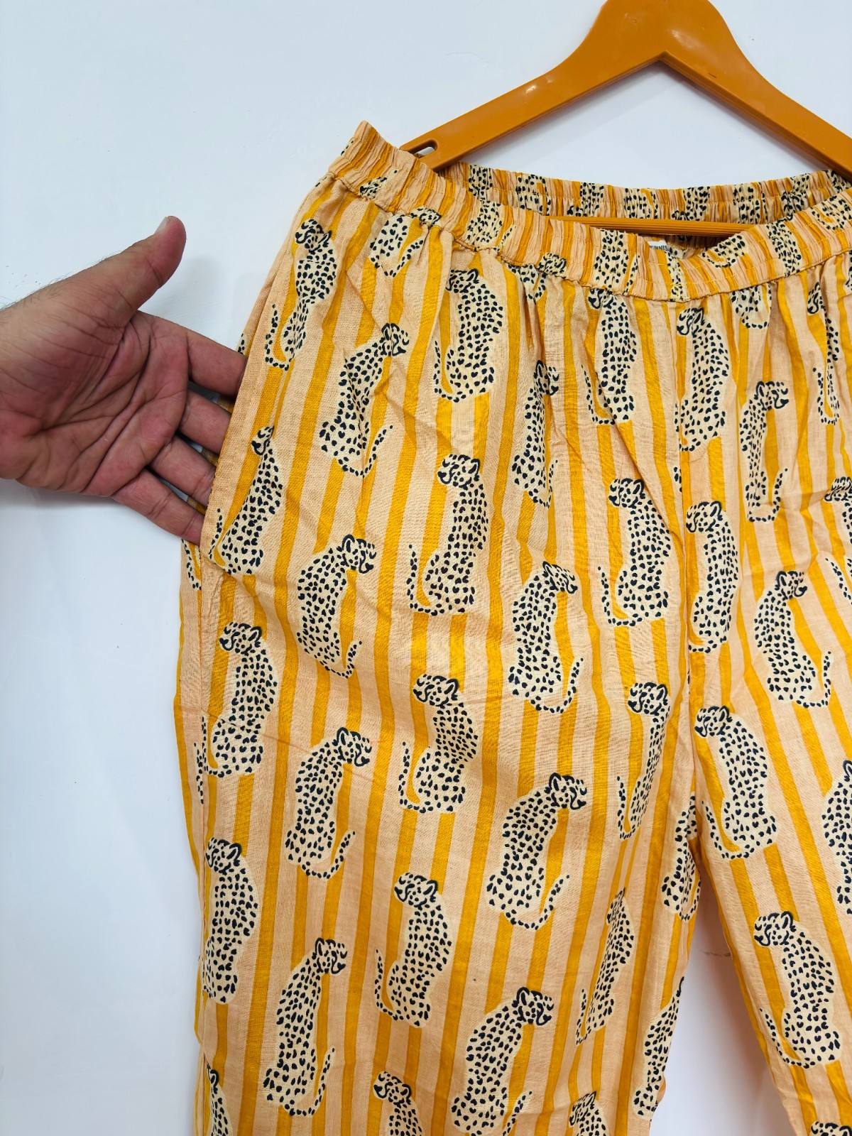 Acinoyx Print Cotton Pajama Set: Summer Loungewear night wear for woman’s