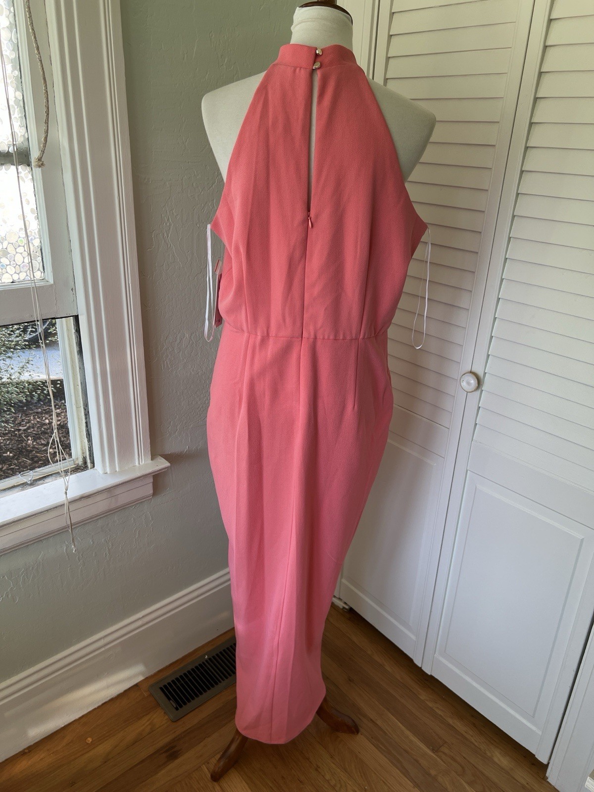 Julia Jordan Midi Dress, Knot-Neck, Tulip-Hem, Size 14 *NWT*
