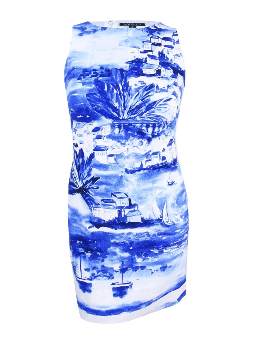 Lauren by Ralph Lauren Women’s Printed Crepe Dress