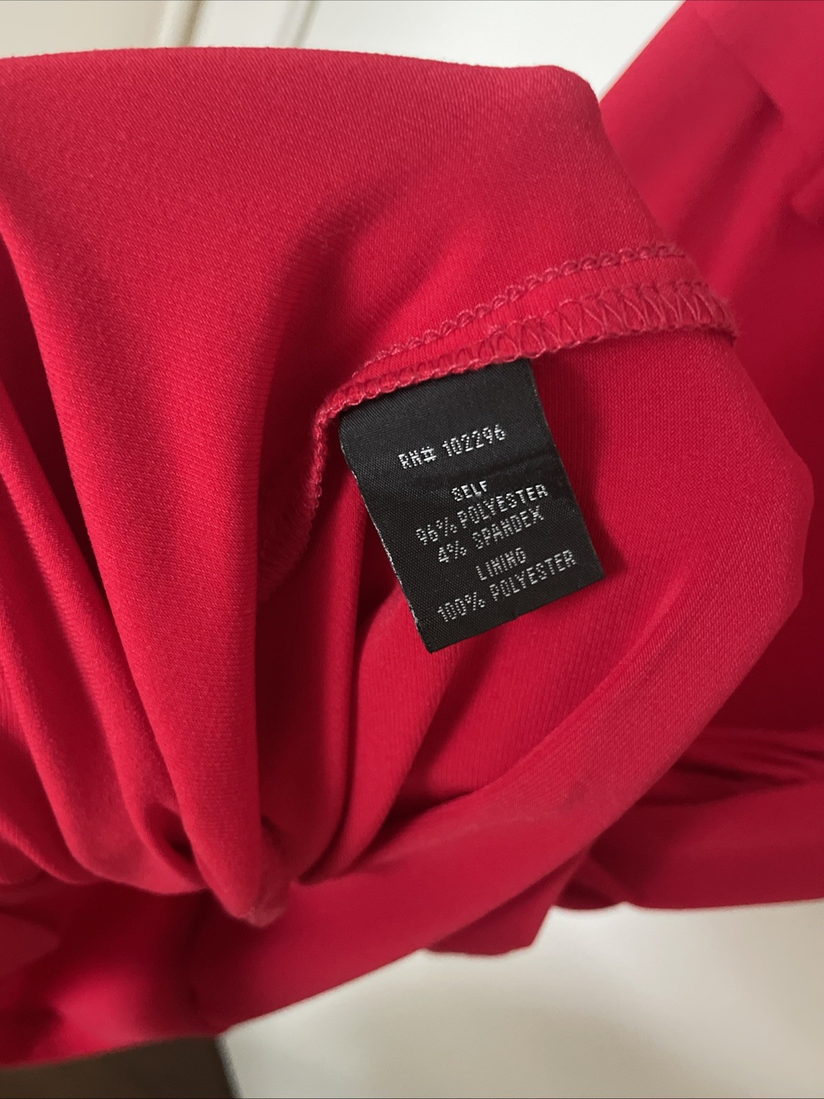 Red Stretchy Cocktail Party Dress