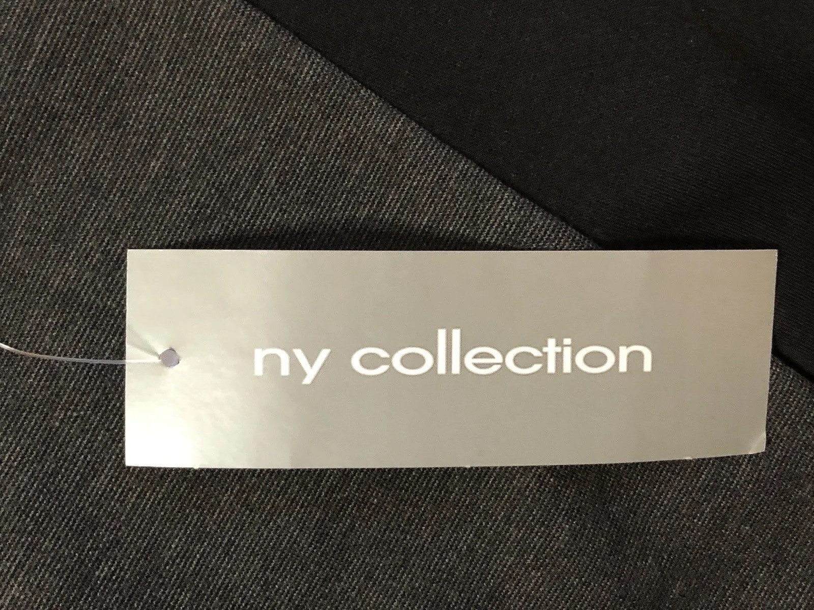 NY Collection NEW Women’s Size: LARGE Black & Gray Color Block – Zipper NWT