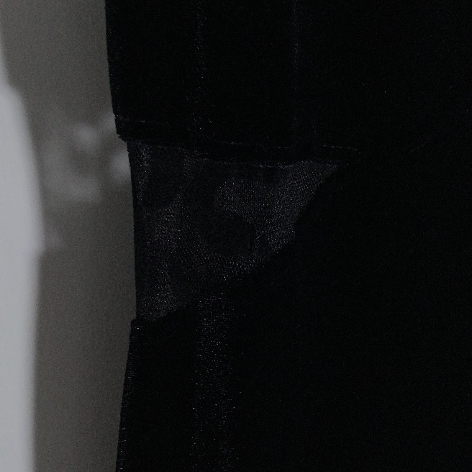 Vintage Entrancy Womens Sleeveless Maxi Dress Medium Black Velvety Lace 90s