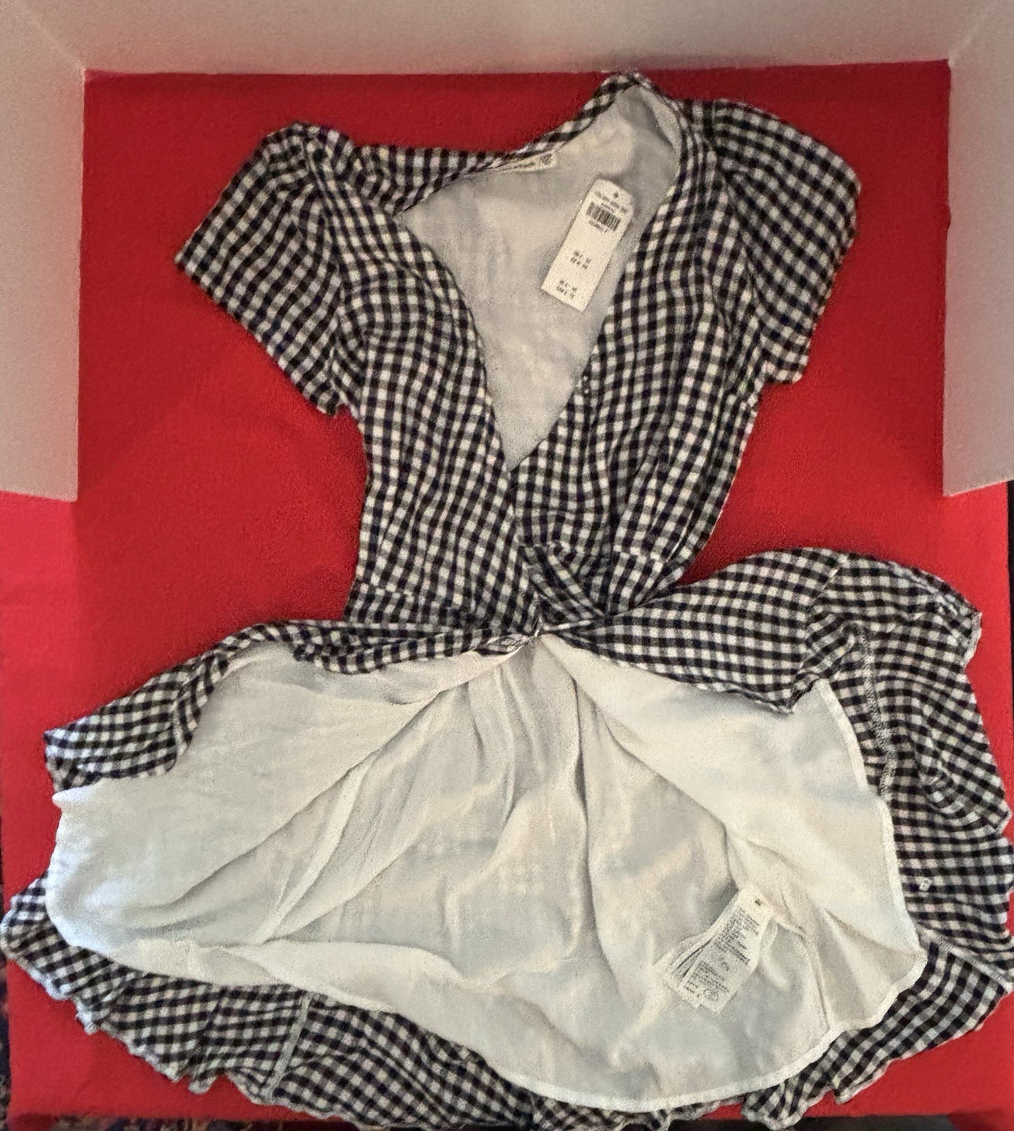 Abercrombie and Finch Black And White Mini Dress