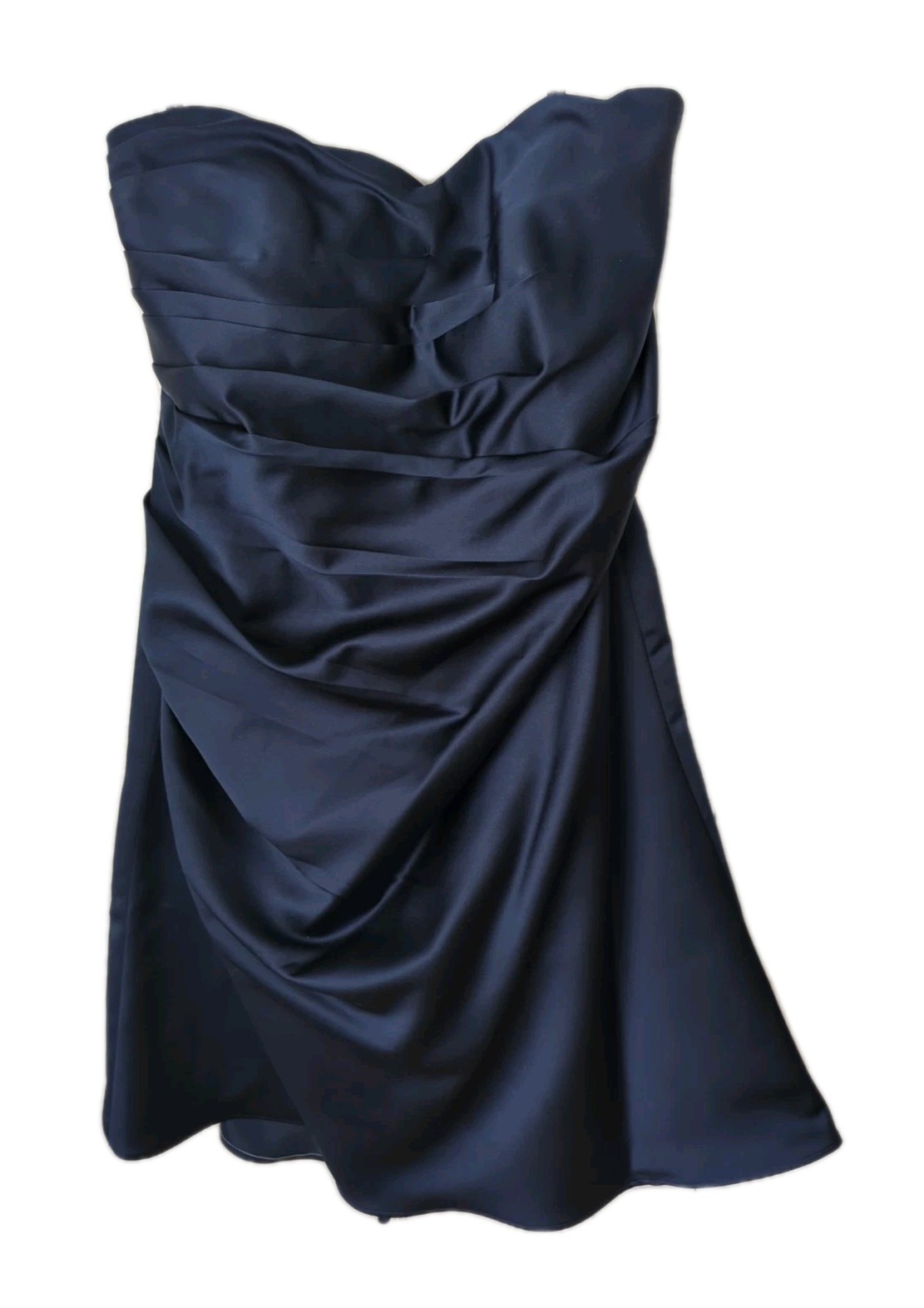 Alfred Angelo Formal Dress Polyester Nylon Lining Navy Blue