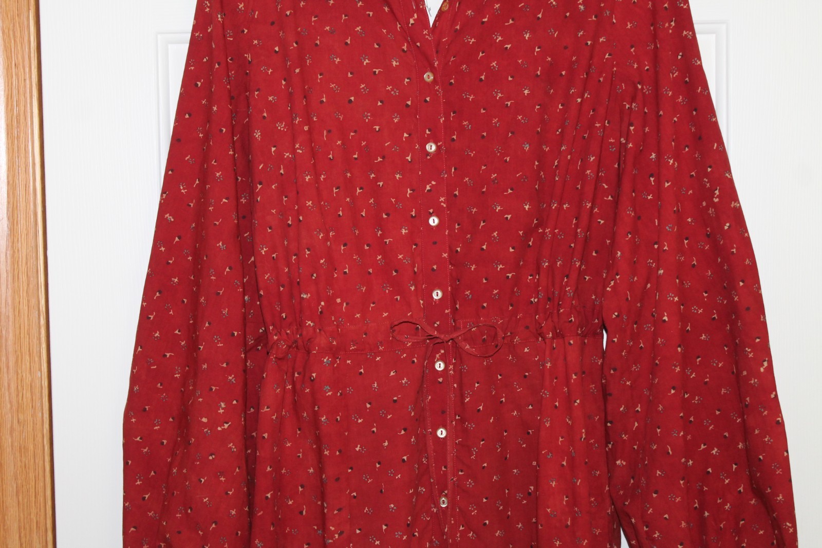 Christy Dawn Dress NWT Midi Peter Pan Collar XL Prairie Cottagecore Boho