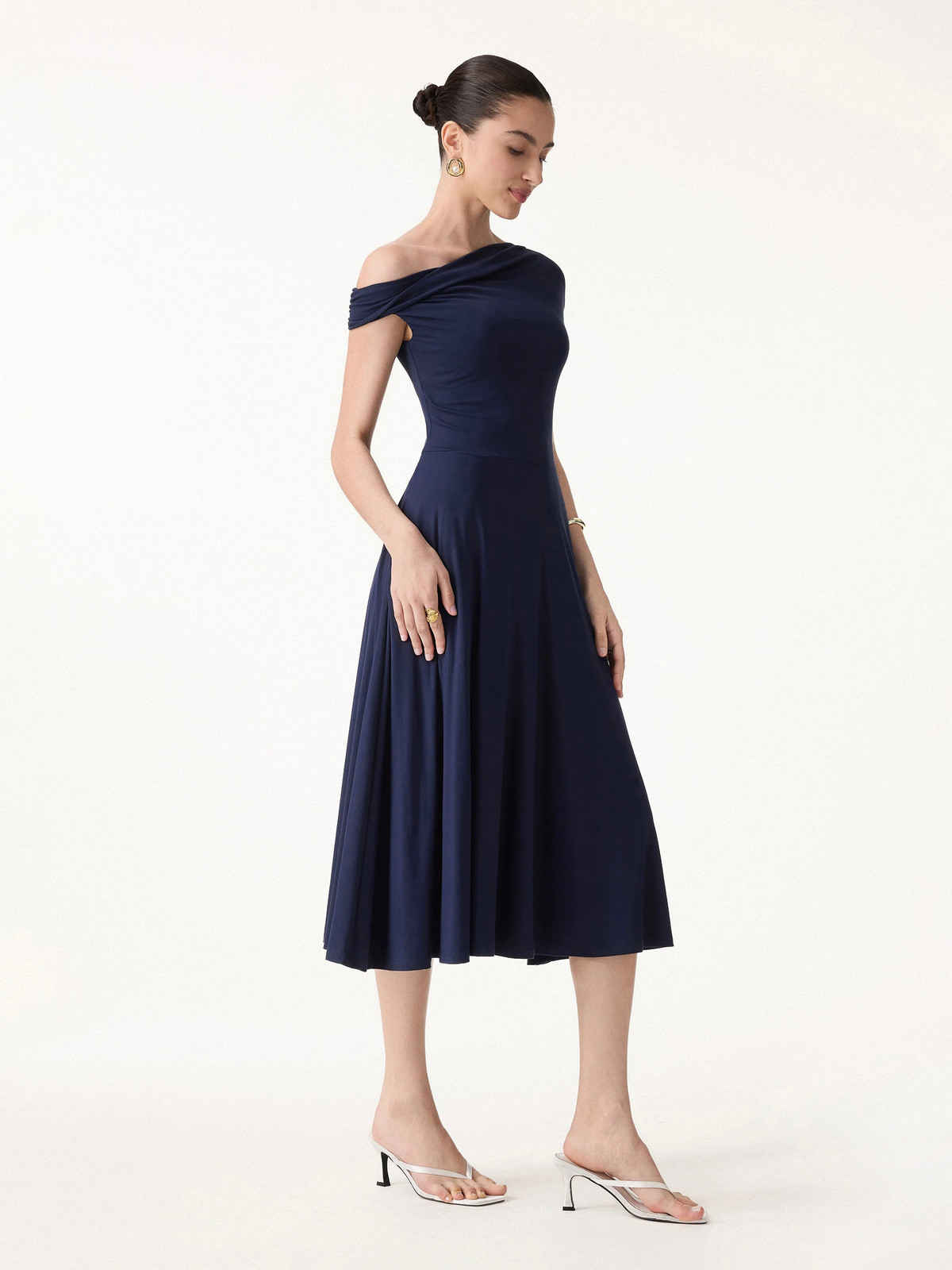 SkinKiss Multi-Wear Midi Bra Dress with Pockets-OGLmove|118852