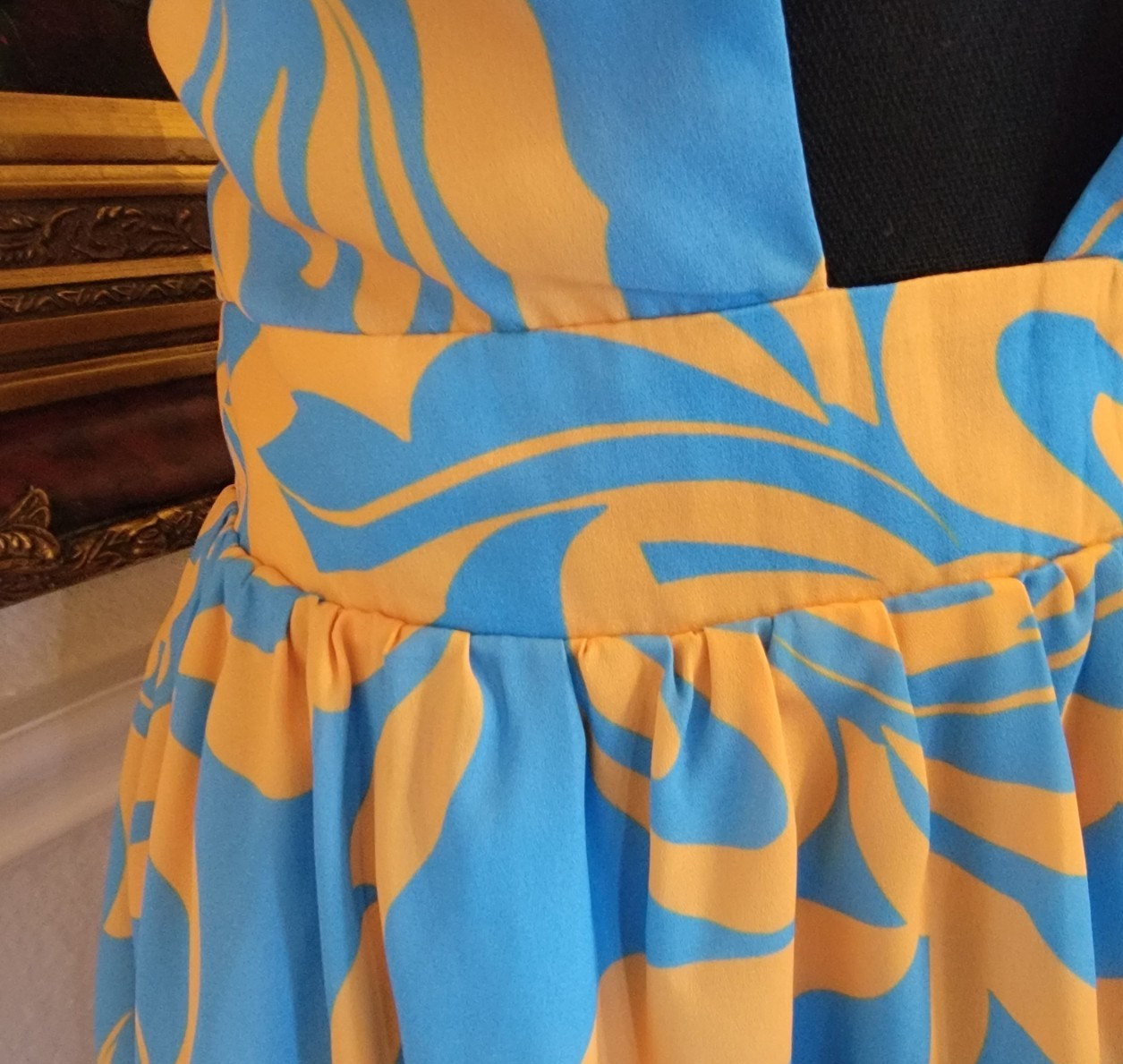 FLYING TOMATO Back To The Start Women’s Large Strapless Hawaiian Summer Dress