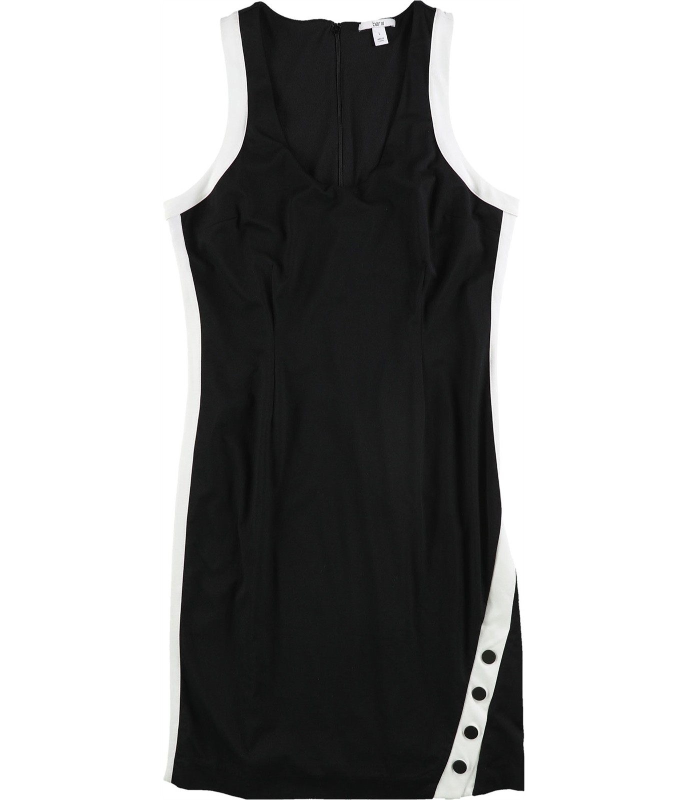 bar III Womens Swirl Bodycon Dress, deepblack, L