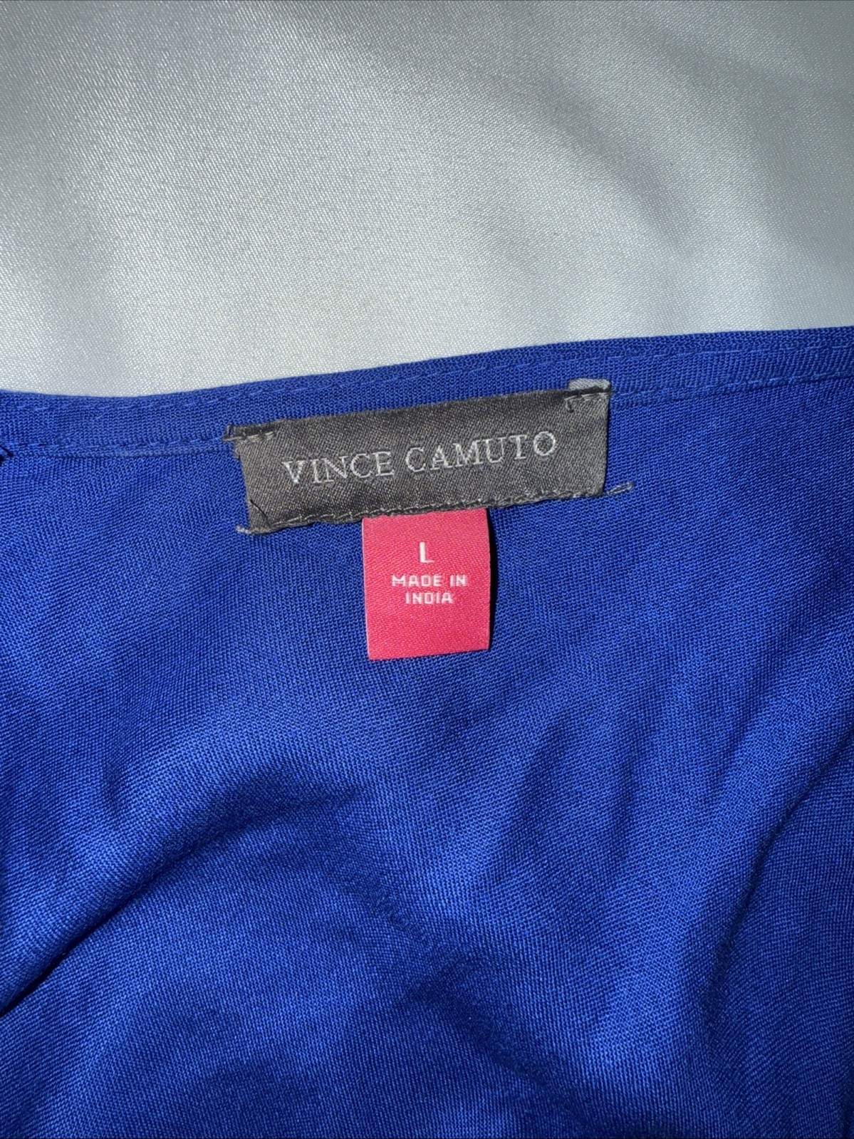 Royal Blue Vince Camuto Strappy Jumpsuit W/ Pockets Size Large