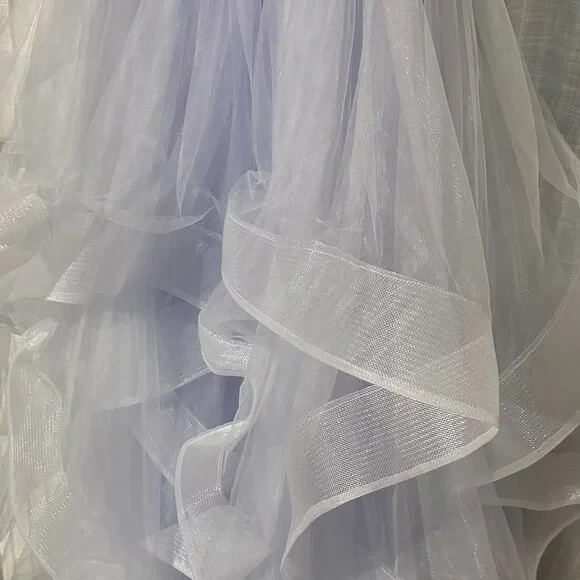 NWT Stunning Stacees Lavender Sequined Ruffled Prom Dress – Size 0
