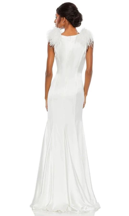 Mac Duggal 68137 – Sleeveless Low-cut V-neck Formal Dress Size 18. H Msrp $600