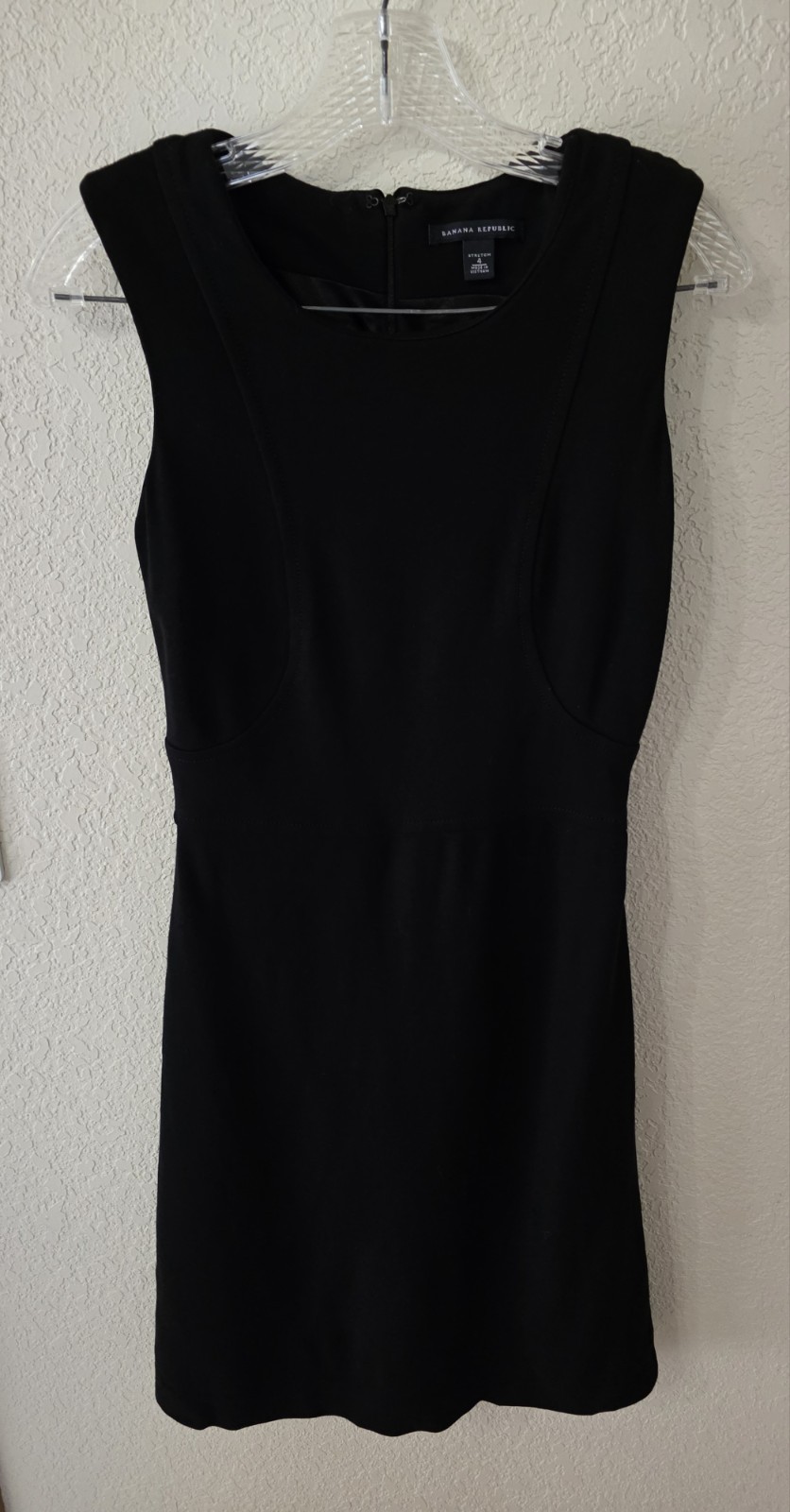 Banana Republic Sleeveless Fitted Sheath Dress Women’s (Size:4) 15.5″PTP 26″W
