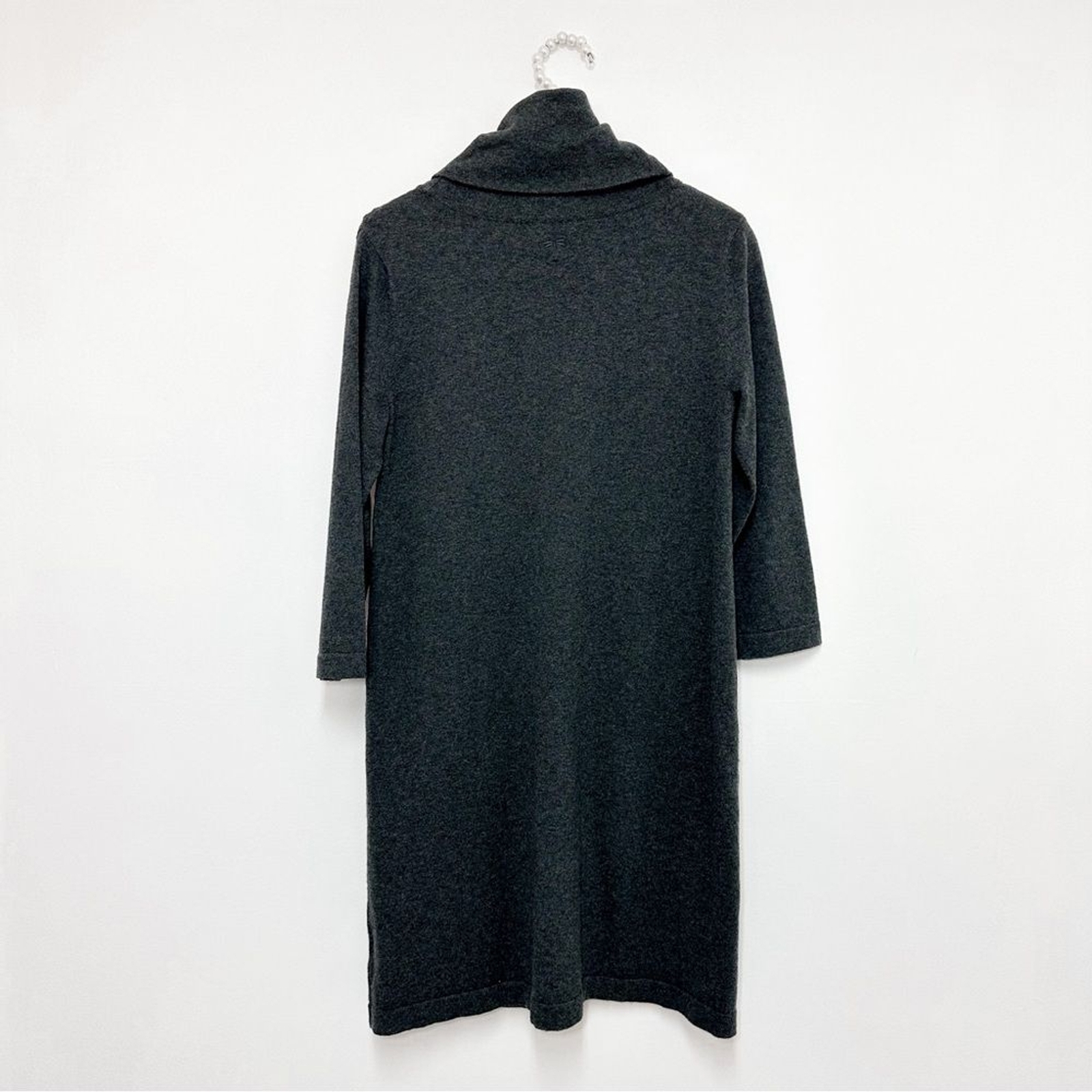 Tyler Boe Kim Cowl Neck Cashmere Blend Sweater Dress in Grey Women’s Sz XS