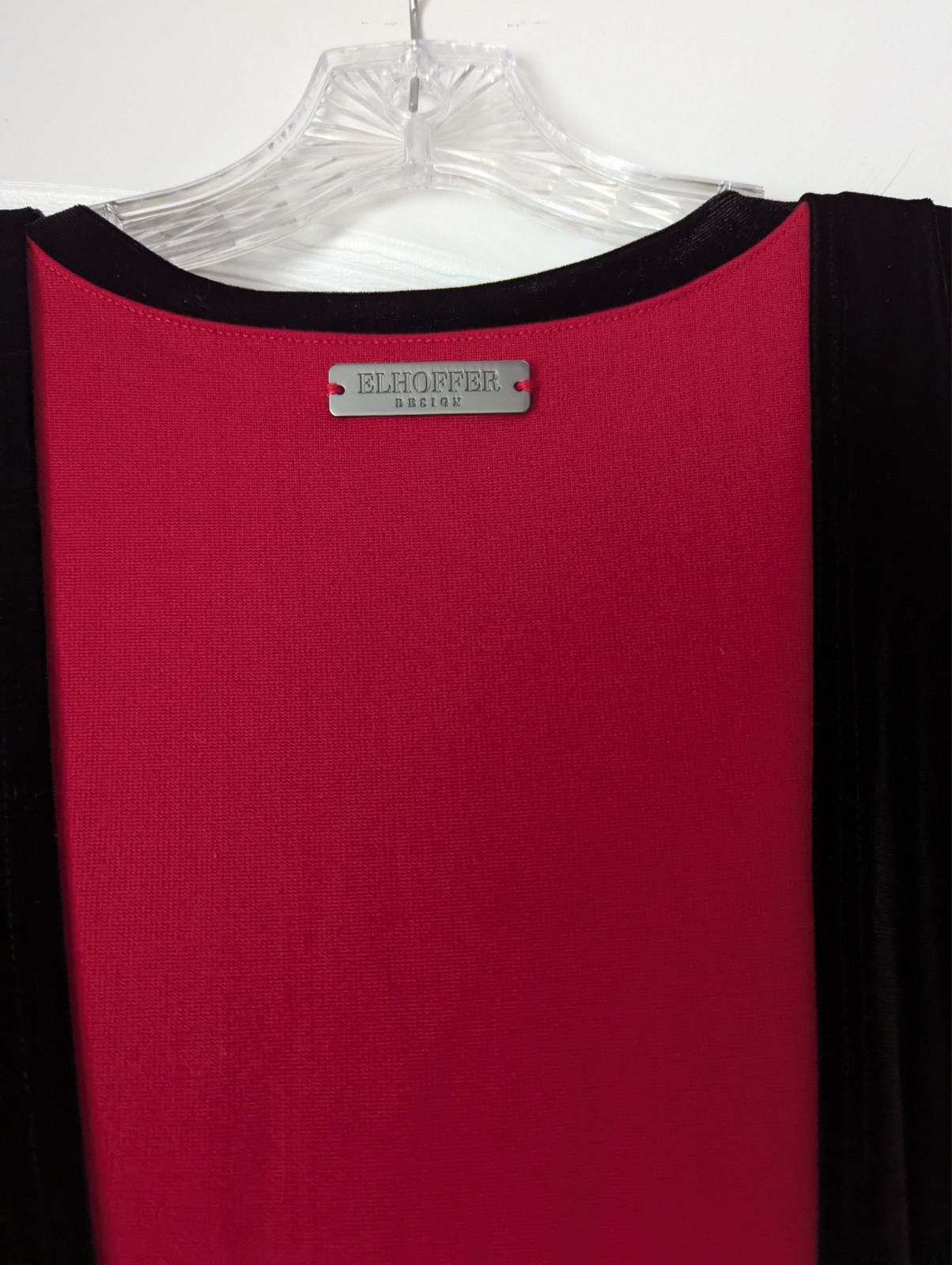 XL Elhoffer Design Red Black Velvet Galactic Decoy Star Wars Dress SDCC