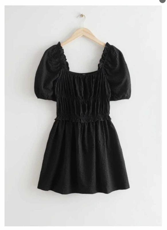 Women & Other Stories Dress Black Cotton Blend 36