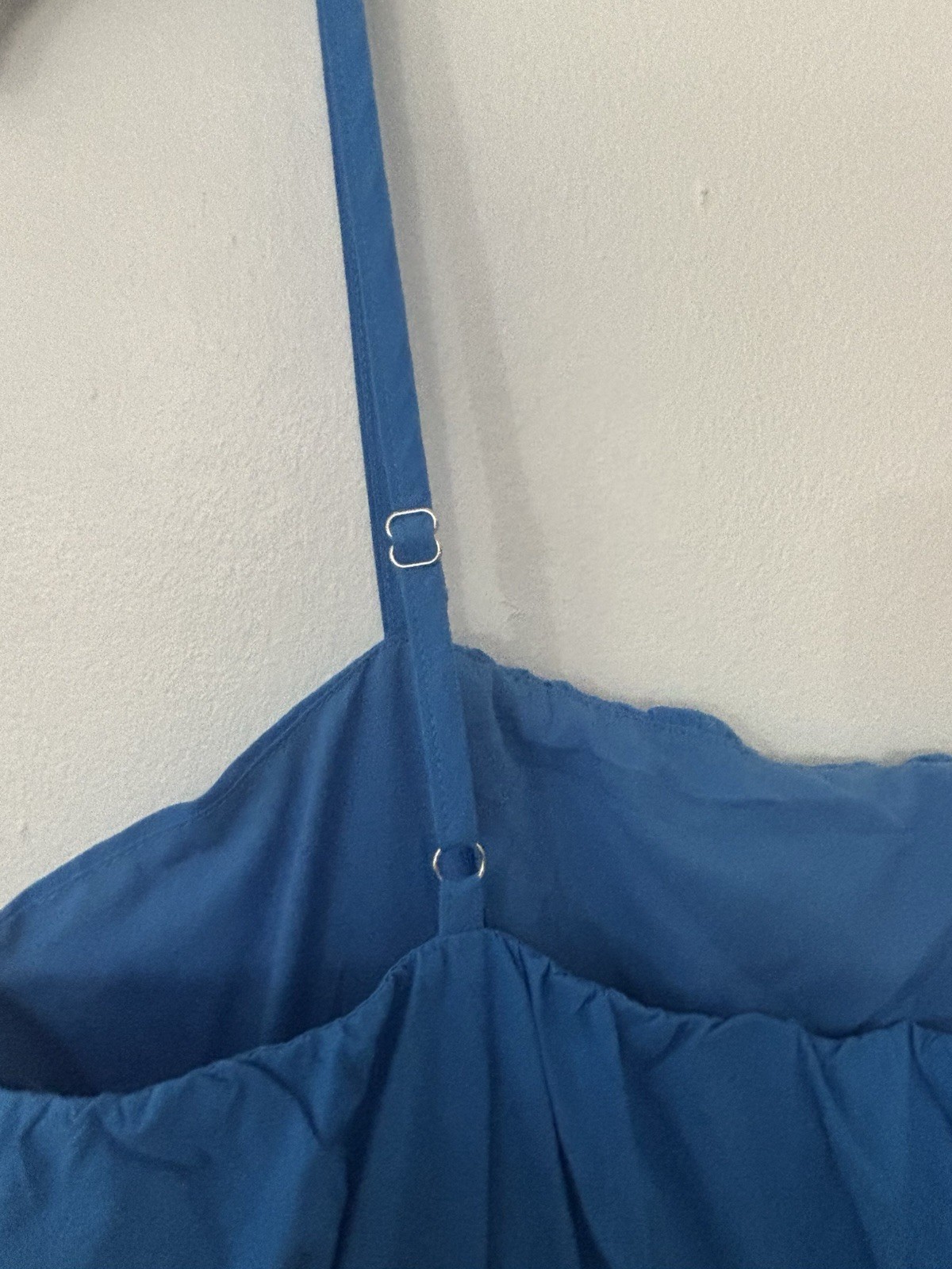 Pinch Blue Bubble Hem Mini Dress | Size Medium | Adjustable Straps NWT Women’s