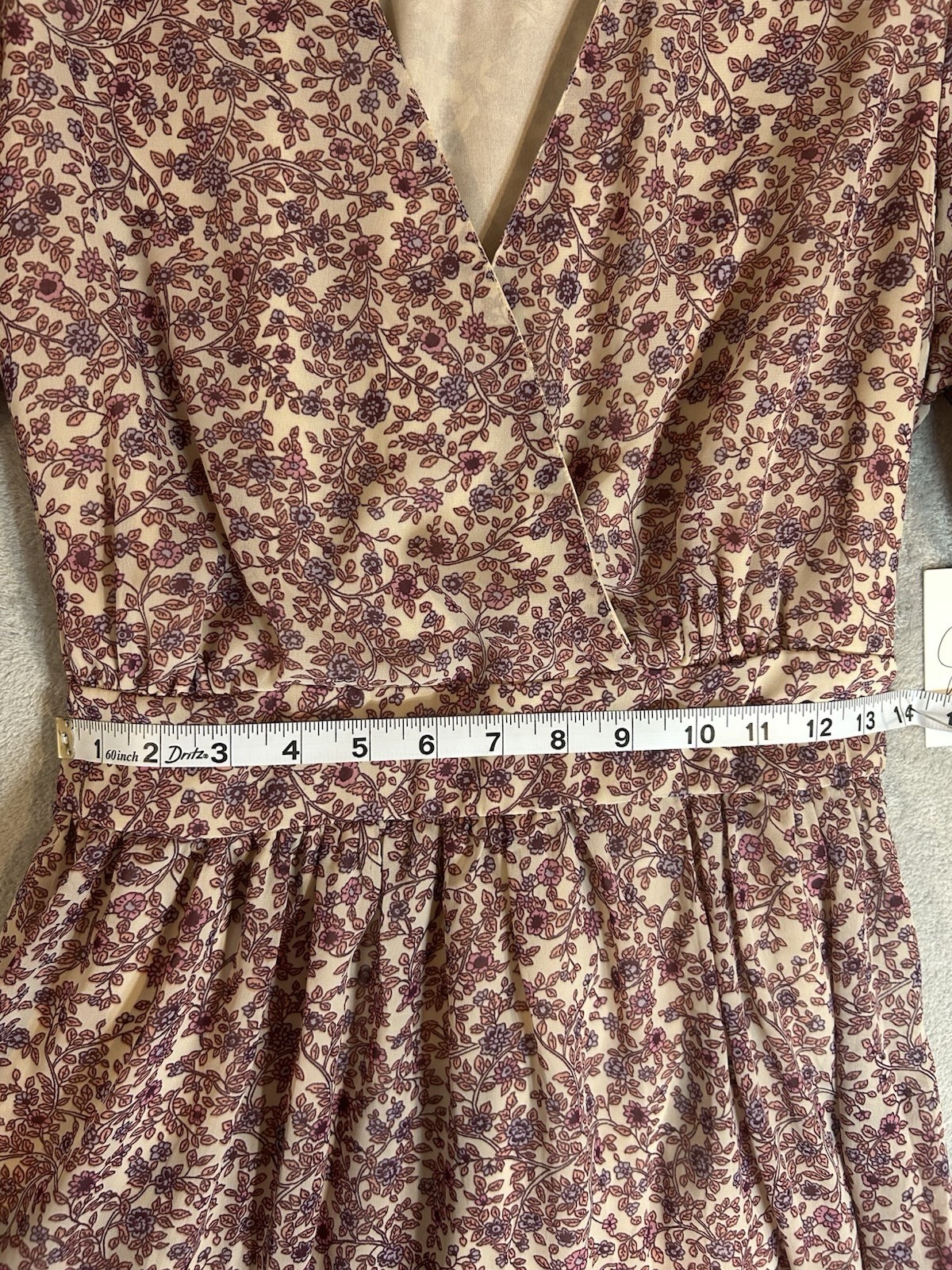 Japna NWT Western Layered Boho Chic Earthy Prairie Ultra-Feminine Mini Dress XS