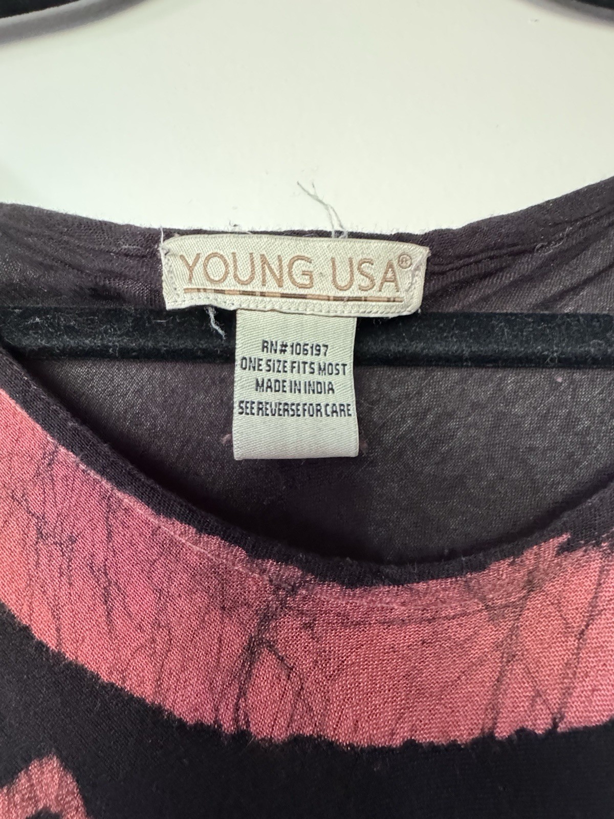 YOUNG USA Floral Pattern Maxi Sleeveless Dress Black Pink One Size Fits Most