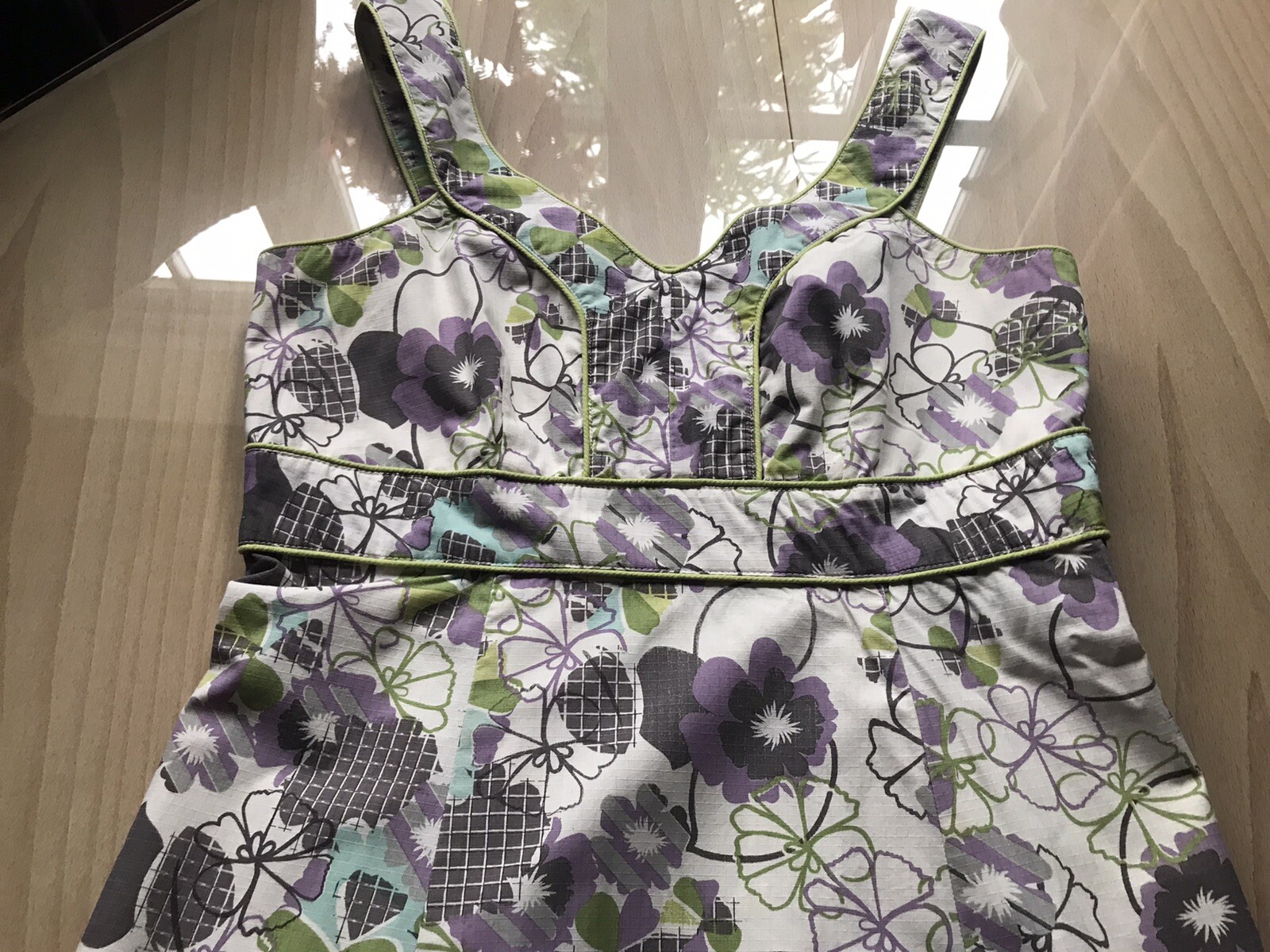 Fat Face Summer Dress Size 10/12 Pit To Pit 17 Inches