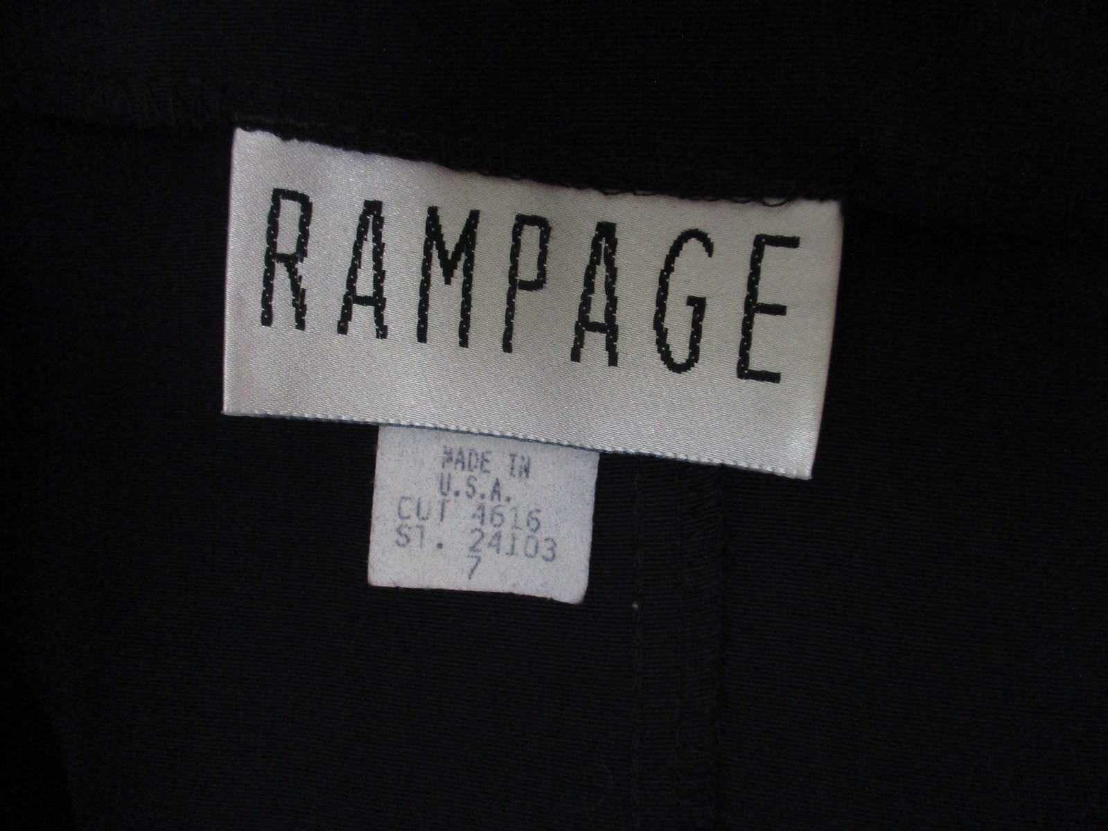 Vintage 90s Rampage Black Chiffon Sheer Cape Cocktail Dress NWT S/M Women