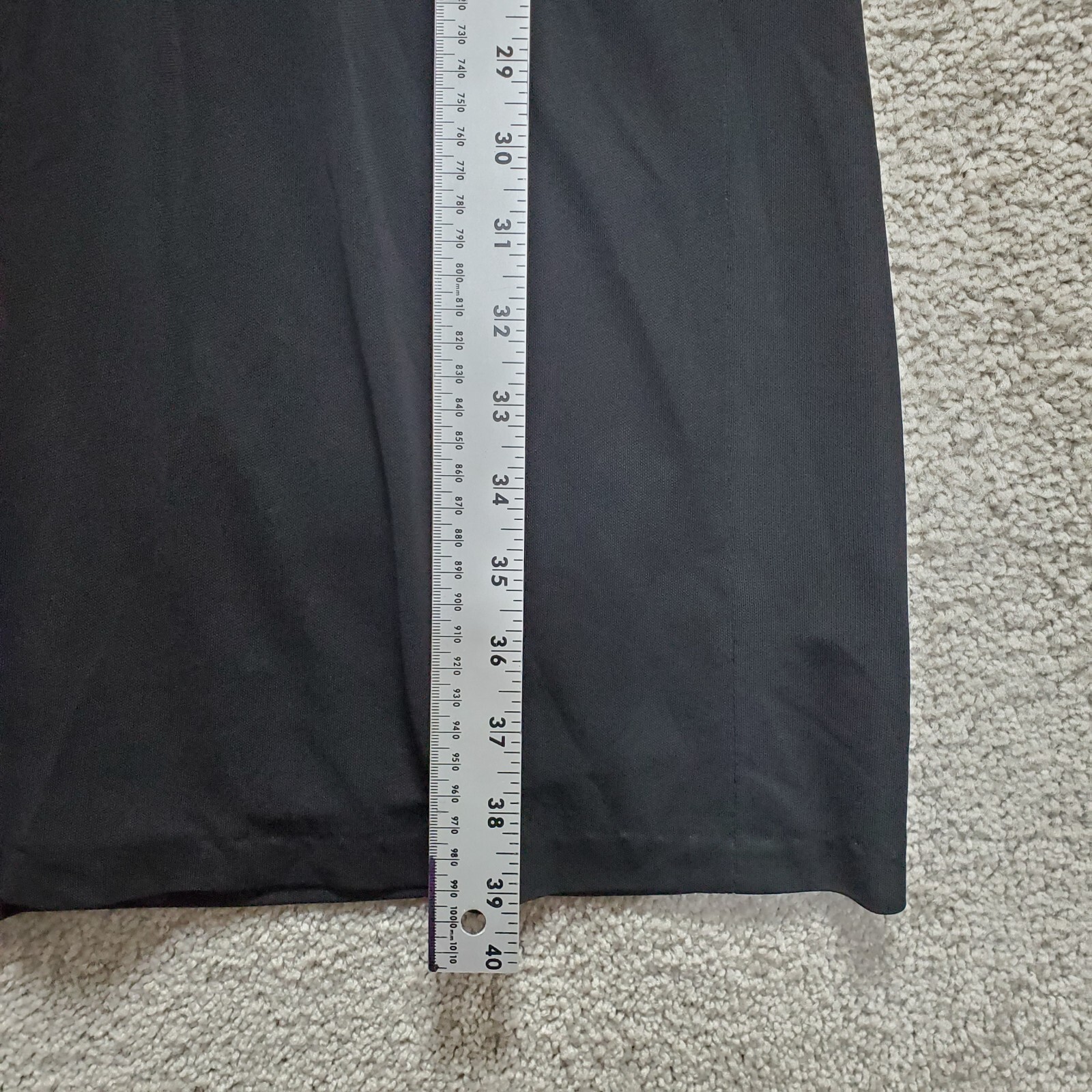 Maria Bianca Nero Shift Dress Womens Medium Black Round Neck 3/4 Sleeve Pullover