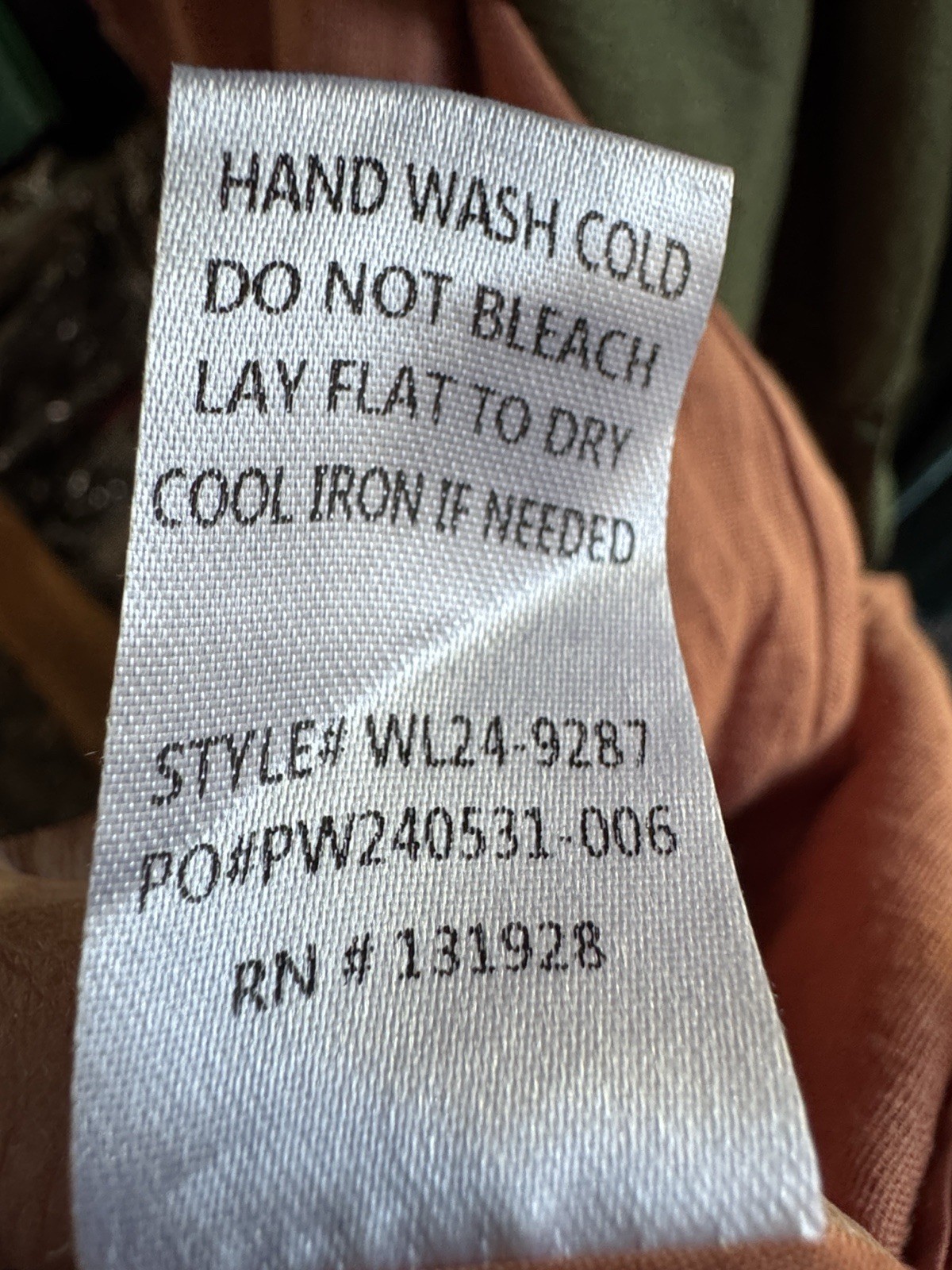 Wishlist Apparel Cotton Dress With Peasant Sleeves And Smocked Bodice, Size L