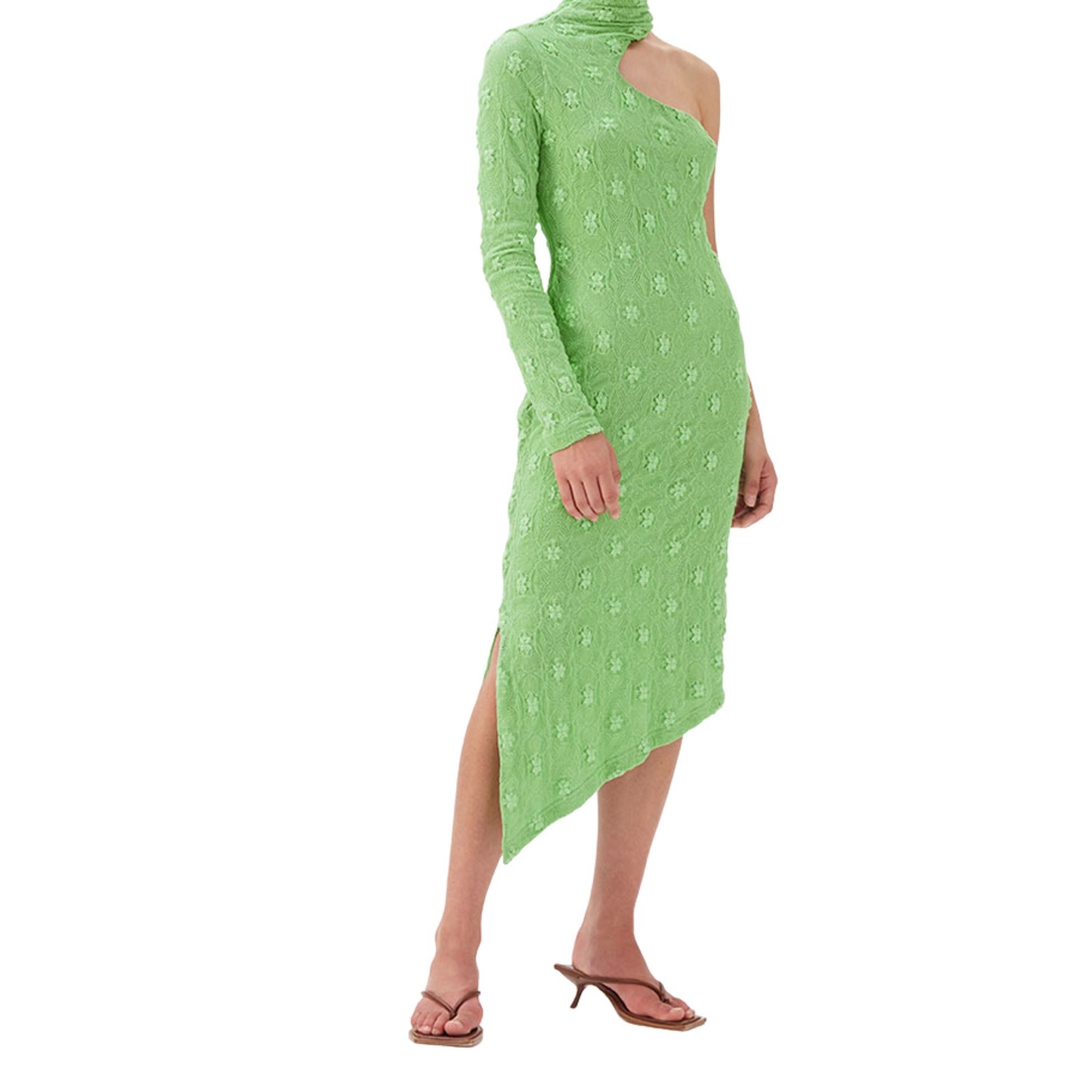 Rejina Pyo Bodycon Midi Dress UK8 in Green RRP £595