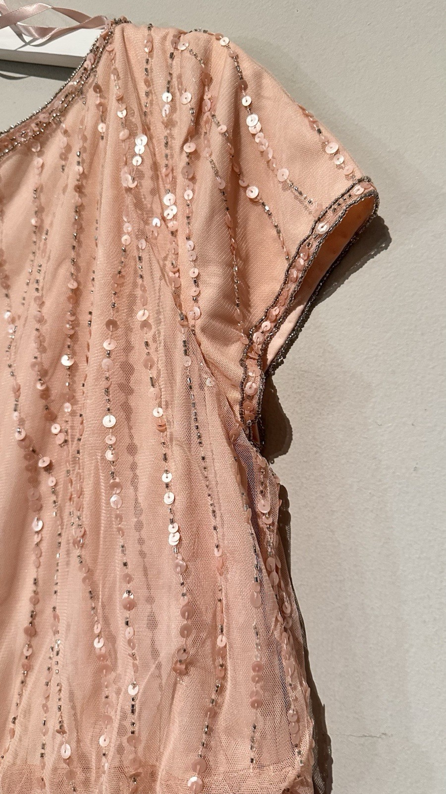 NWT Adrianna Papell Embellished Beaded Blouson Gown Women Dress 14 Party Wedding