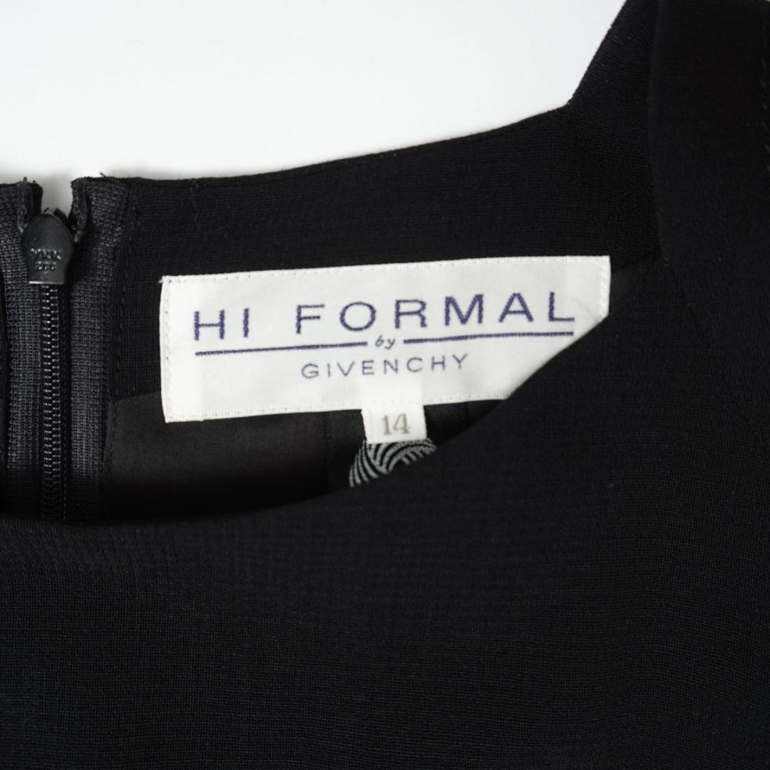 USED GIVENCHY SHEER PANEL DRESS, BLACK, SIZE 14A2*ZC1006 GOOD