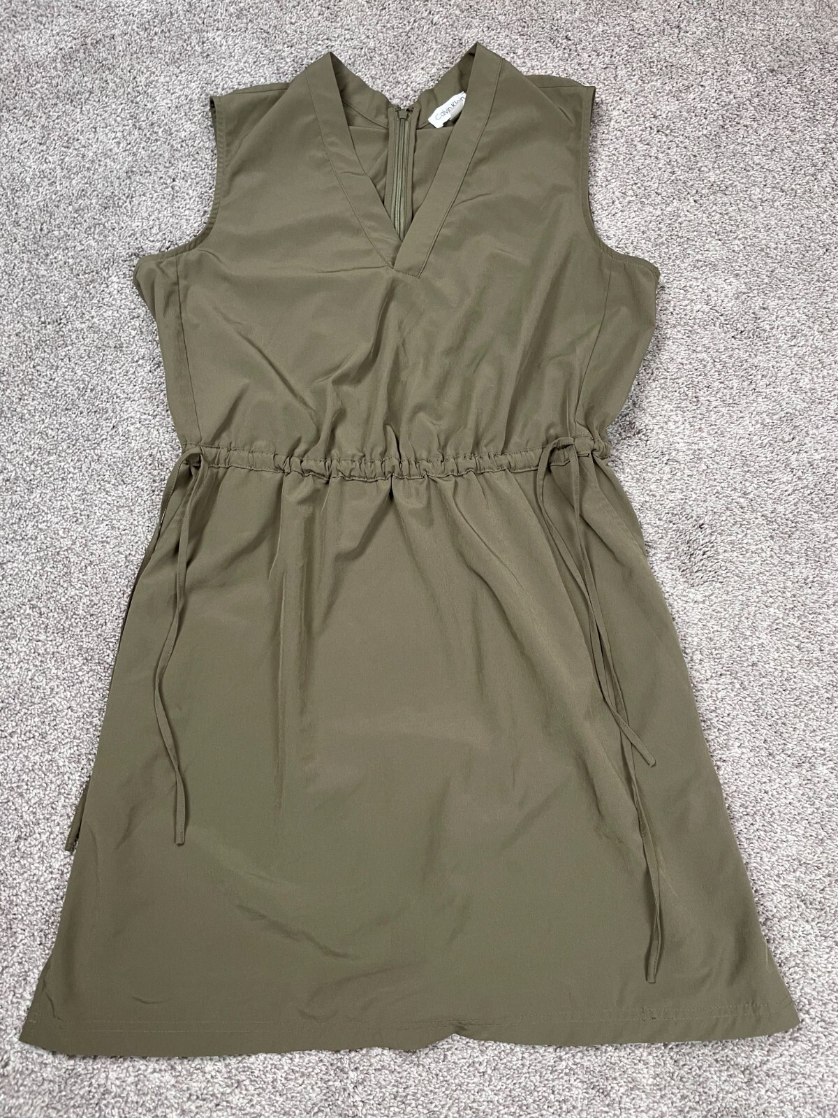 Calvin Klein Dress Womens 12 Outdoor Lightweight Athletic Sporty Belted Stretch