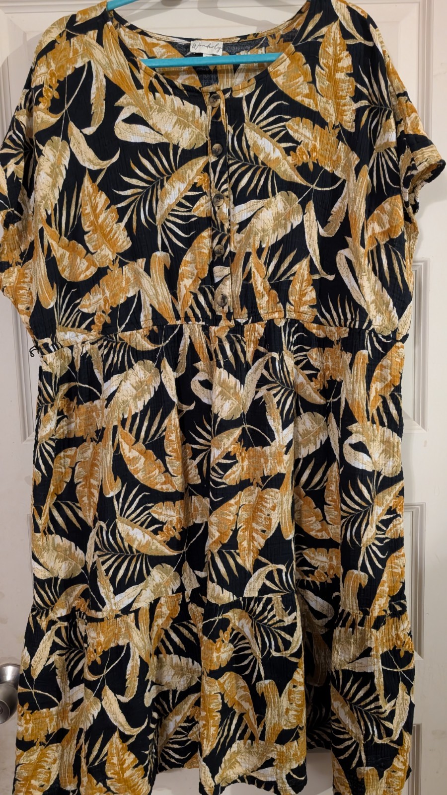 Plus Size 2X women’s Tropical Tier Dress