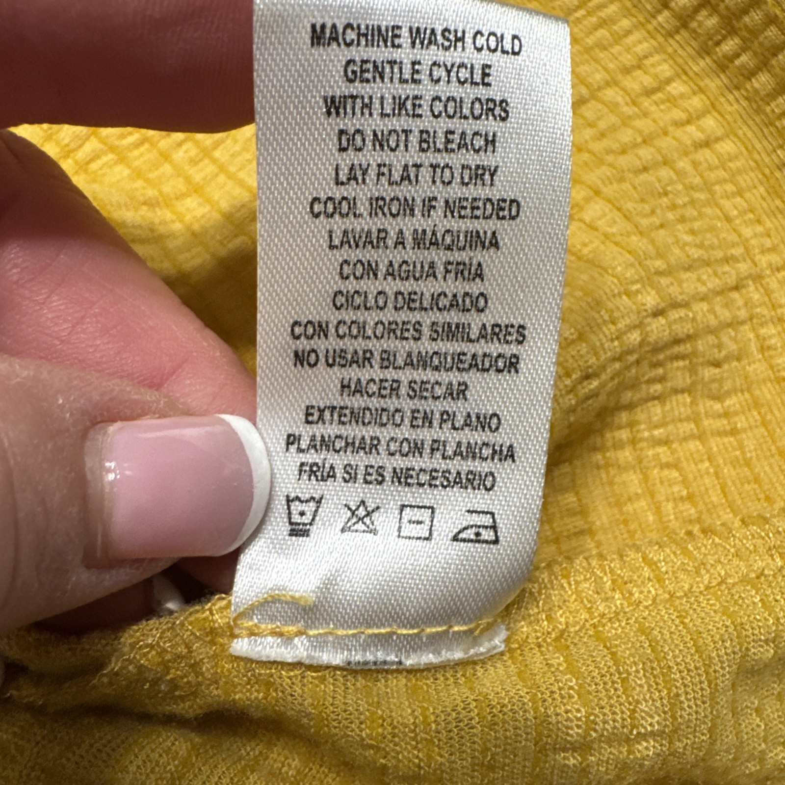 Harper 241 Sz. M Ruffled, non Lined sleeveless Dress Mustard Boho Cottagecore