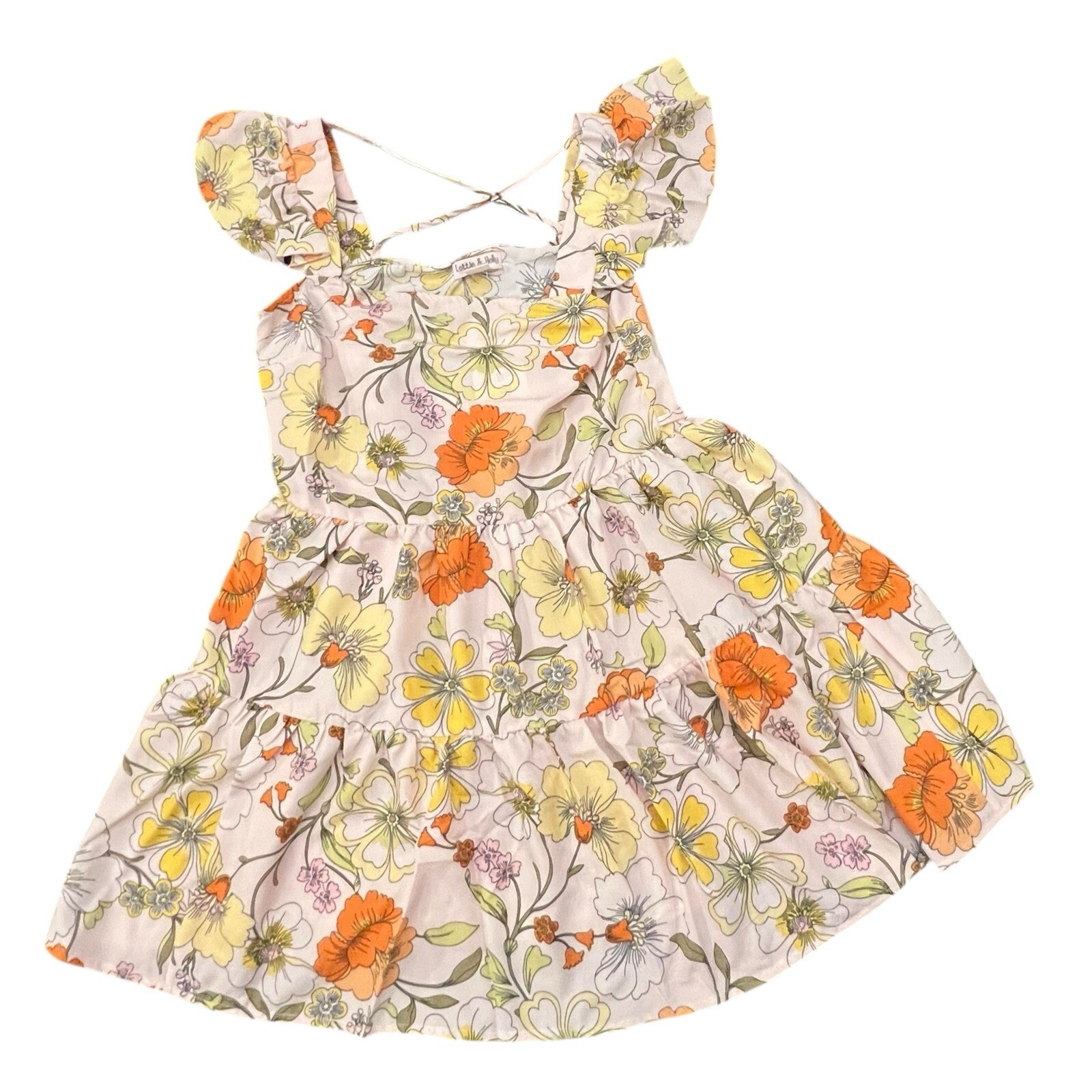 Lottie & Holly Band of Gypsies Anthropologie Floral Dress Size XS Cottage NWT