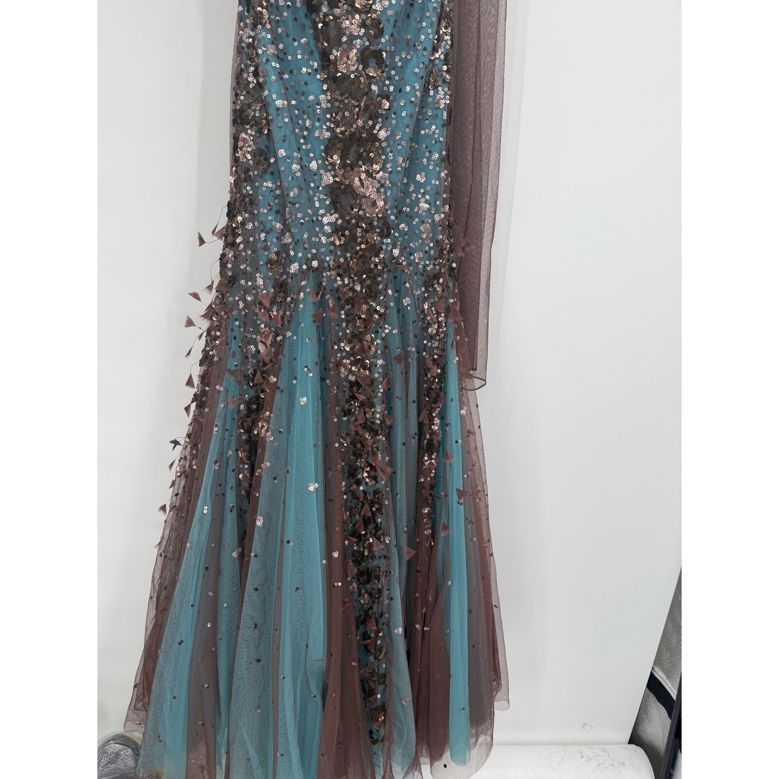 Alberto Makali gown Sweetheart Neck Strapless mermaid Dress NWT Sz 8