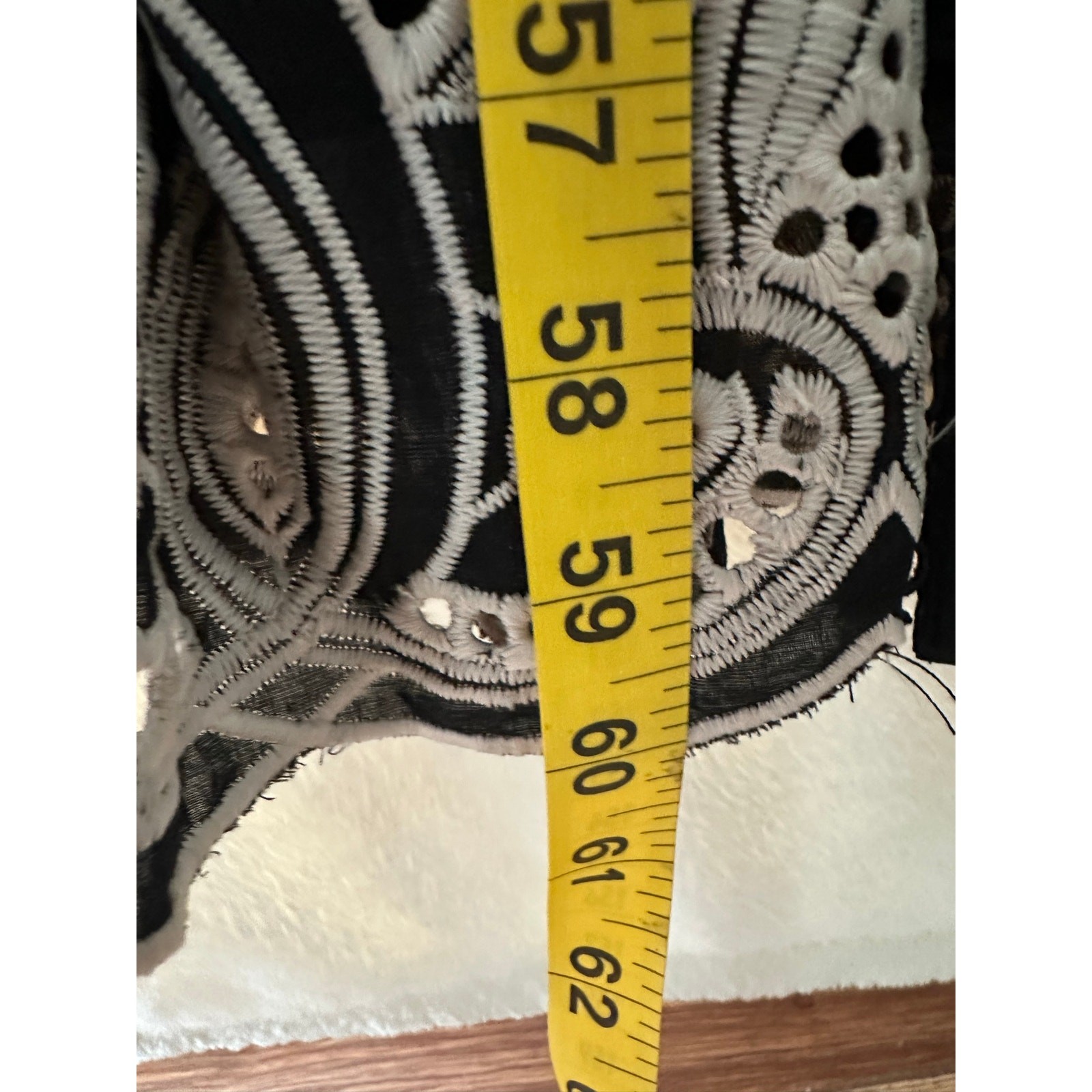 NWT Love X Design Southampton Embroidered Dress 3X Maxi Black