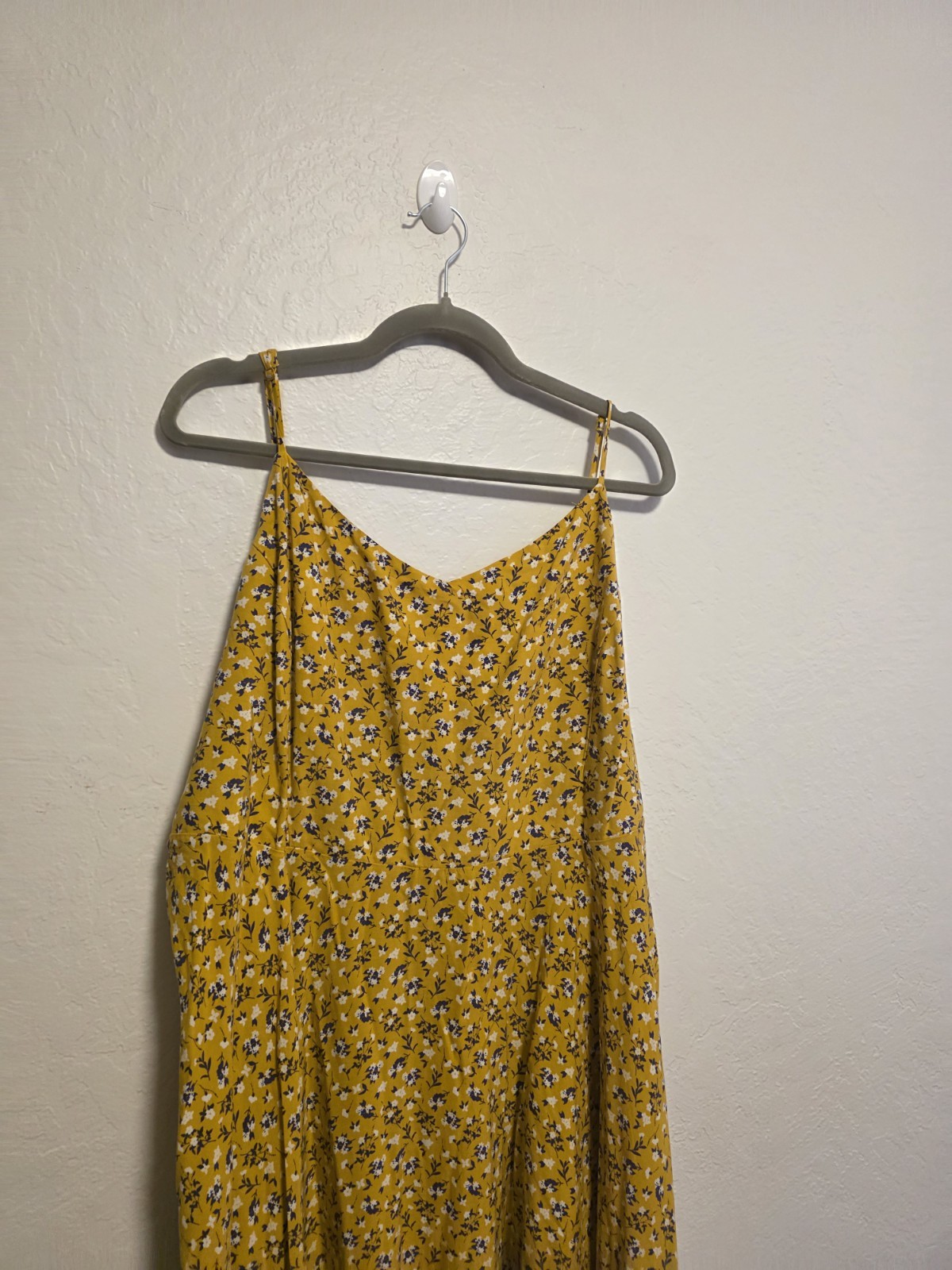 Old Navy Floral Smocked Back Spaghetti Strap Fit & Flare Mini Dress Sz XXL