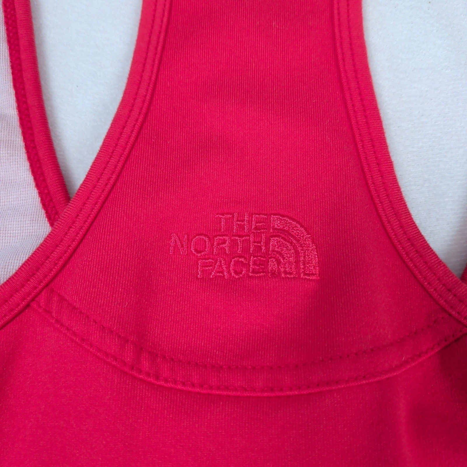 Active Red Racerback Dress Built-In Bra Zipper Pocket Size Small