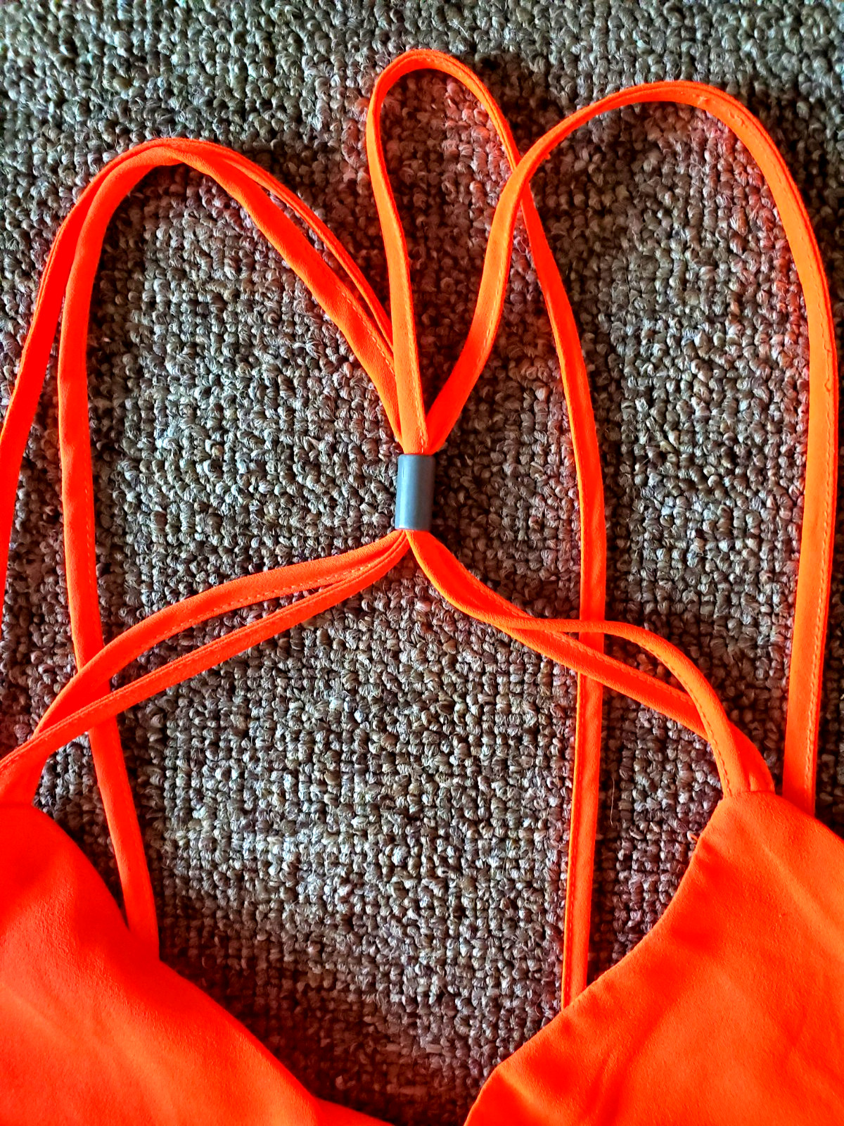 SUNDRESS BY DYNAMITE SIZE M ORANGE LINED PARTY SUMMER LIGHTWEIGHT