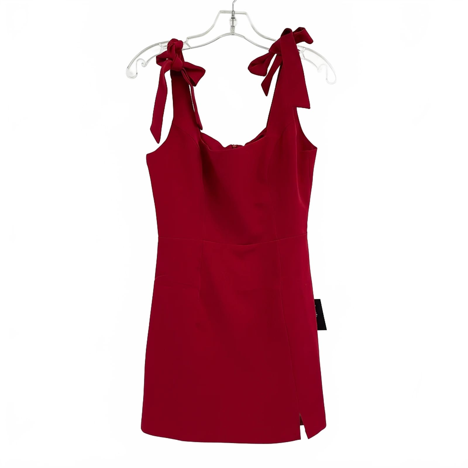 Lulu’s Red Tie-Shoulder Mini Dress | Women’s M, Synthetic