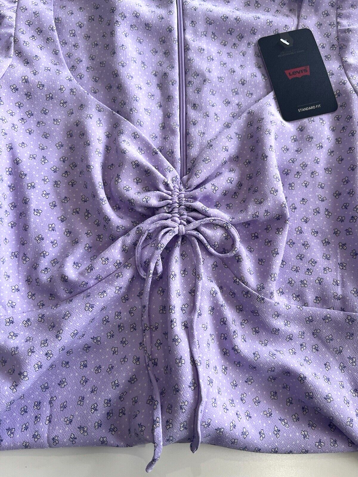 Levi’s Women’s Skylar Flutter Sleeve Dress Size XS Purple Rose New