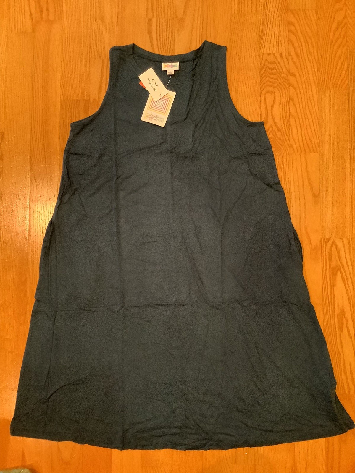 LuLaRoe Medium Charlotte Tank Swing Dress – As Pictured