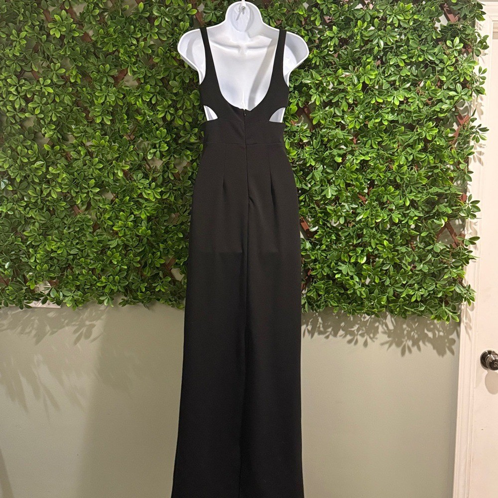 Simply Desirable Black Sleeveless Cutout Column Dress