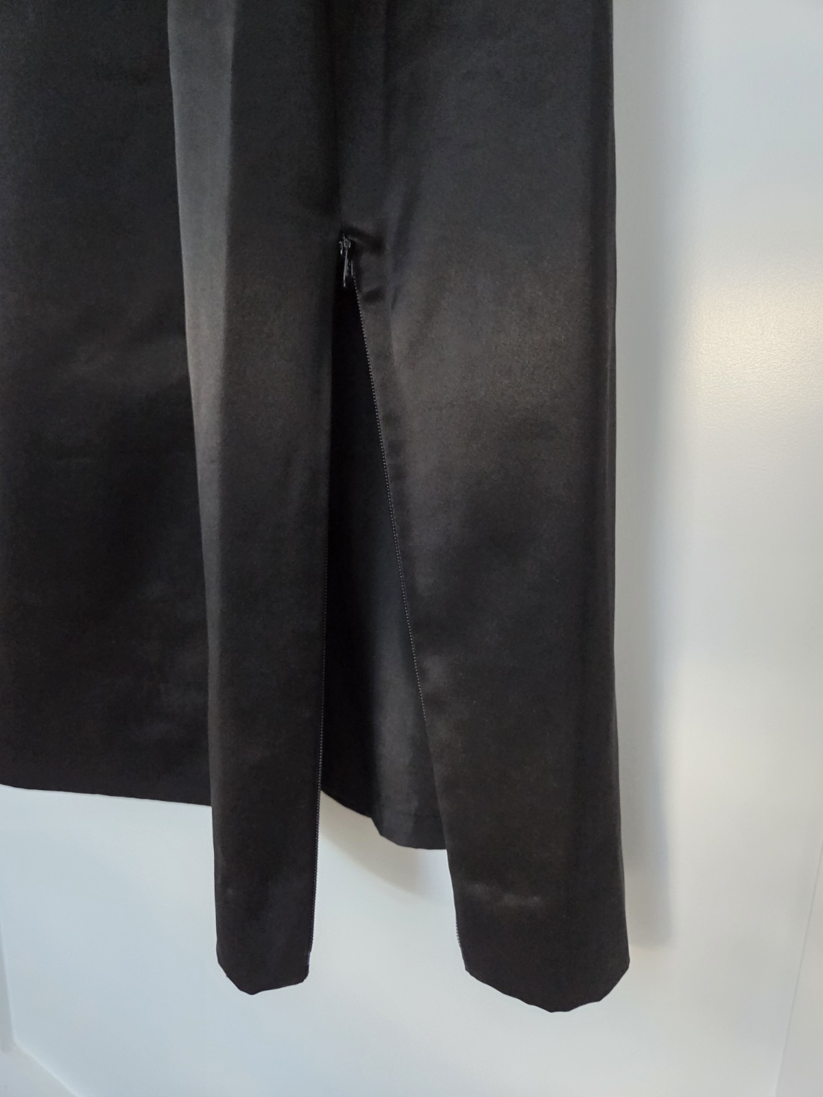 Vintage French Connection Black Sleeveless Maxi Dress Deep V-Neck | Size Small