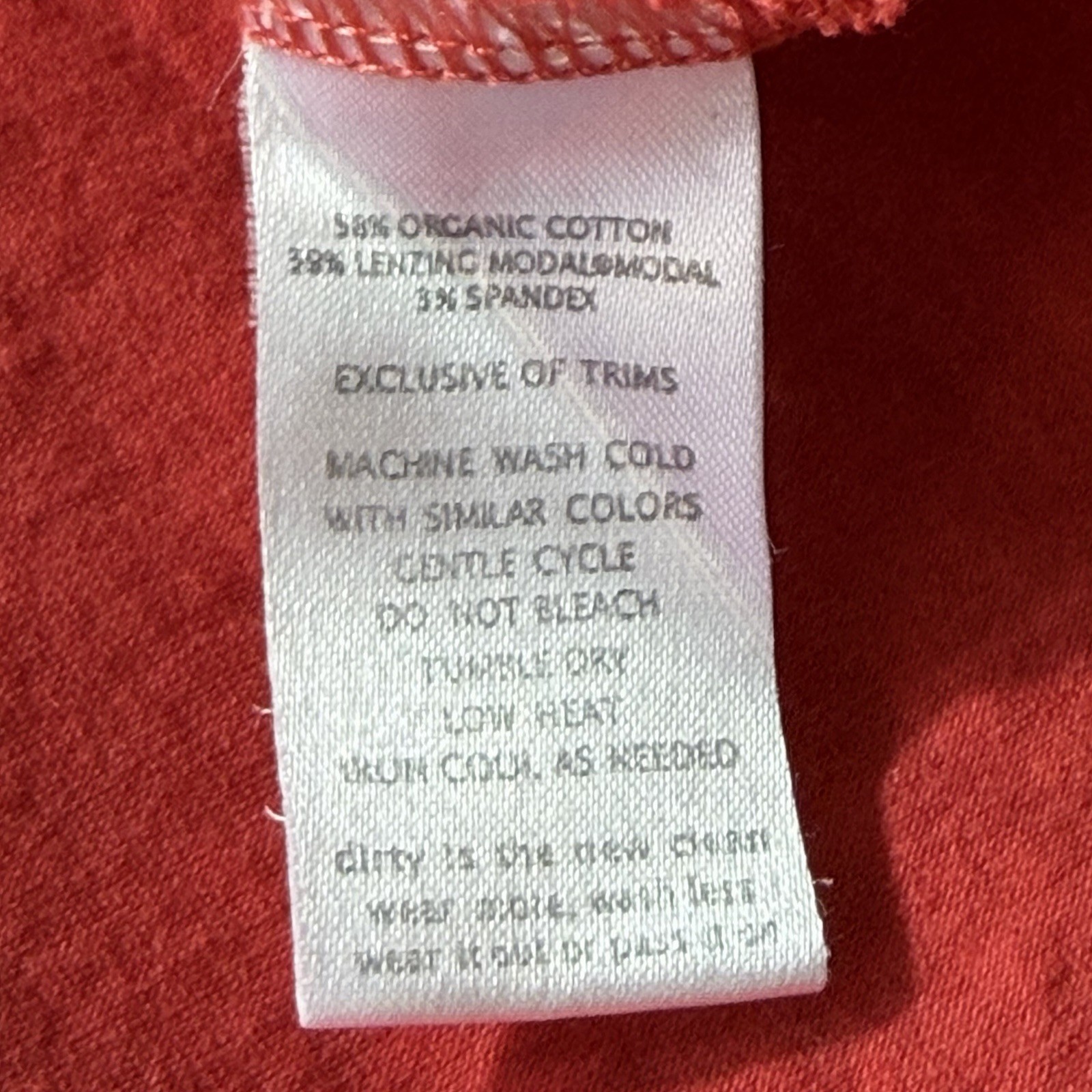 Toad & Co Muse Coral Midi Dress Womens Size M Organic Cotton Modal Ruched Casual
