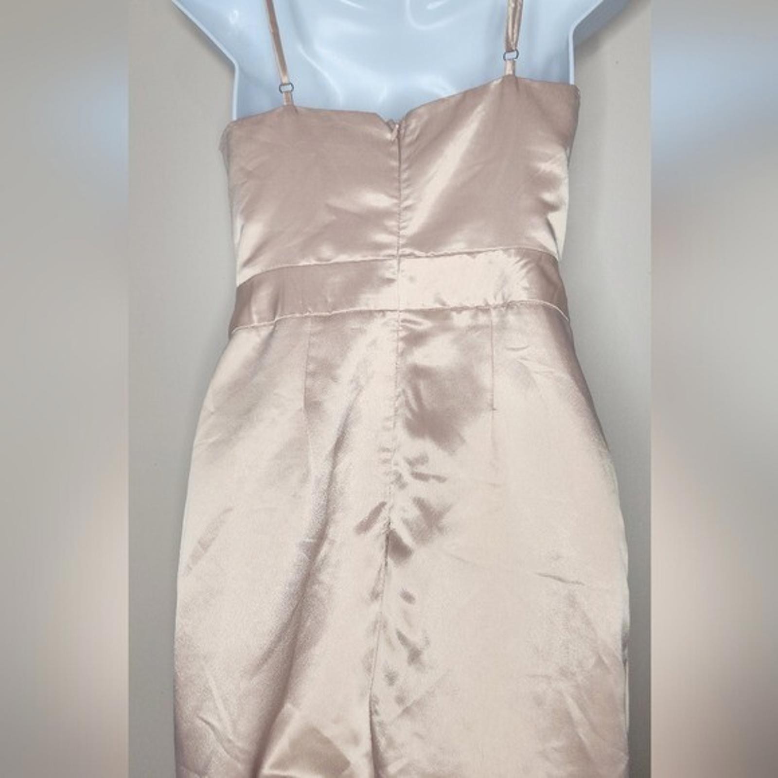 Here comes the sun bodycon satin mini dress women size 8