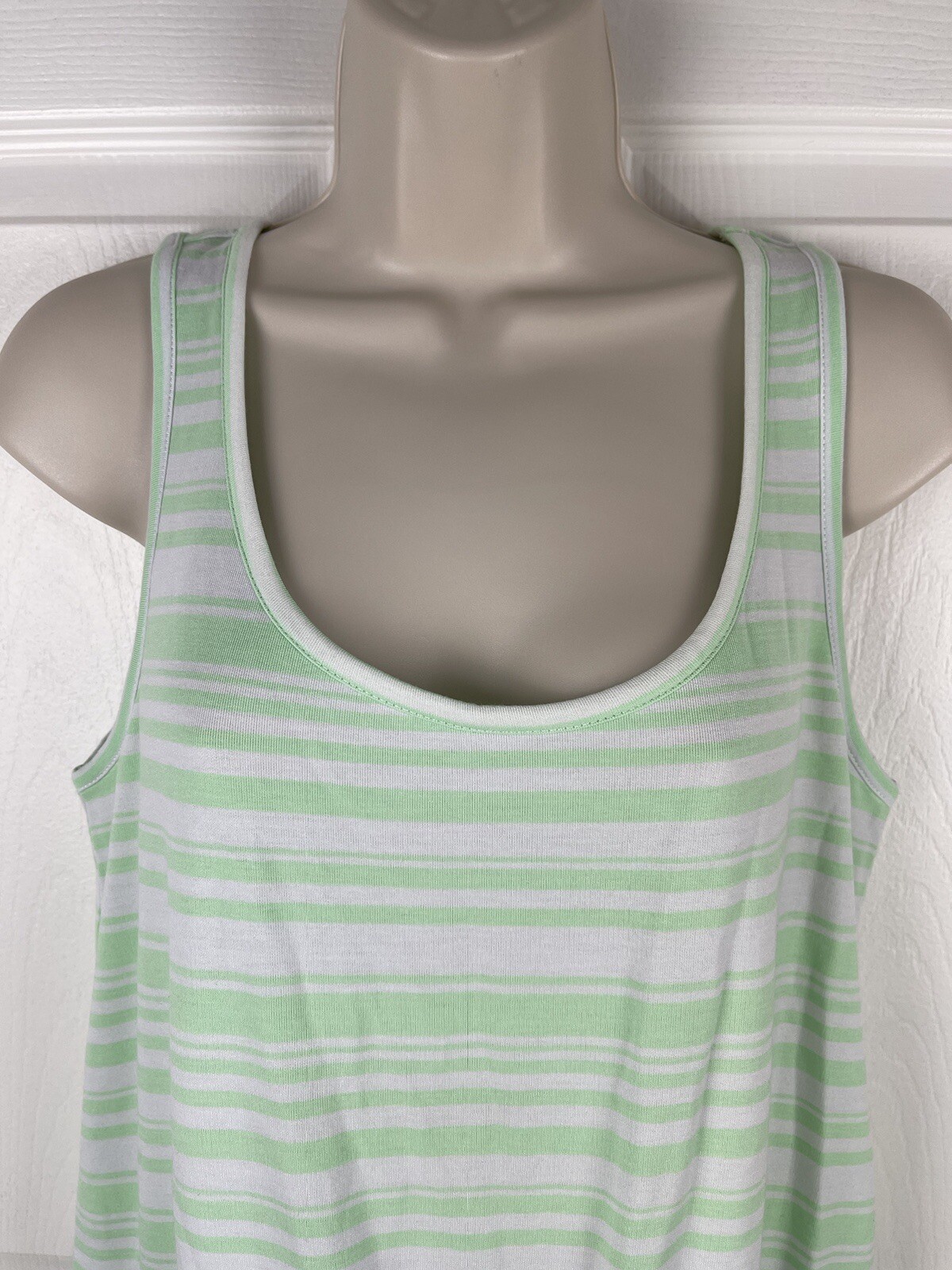 NY & Co Striped Tank Dress With Pockets Size M