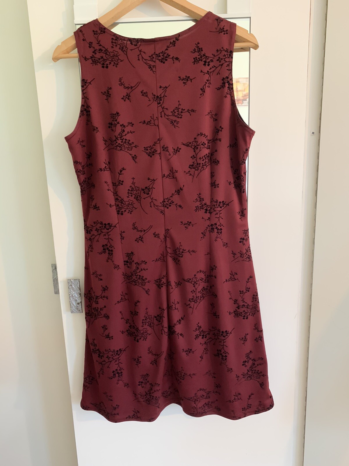 Velvet Motif Mini Dress S-M