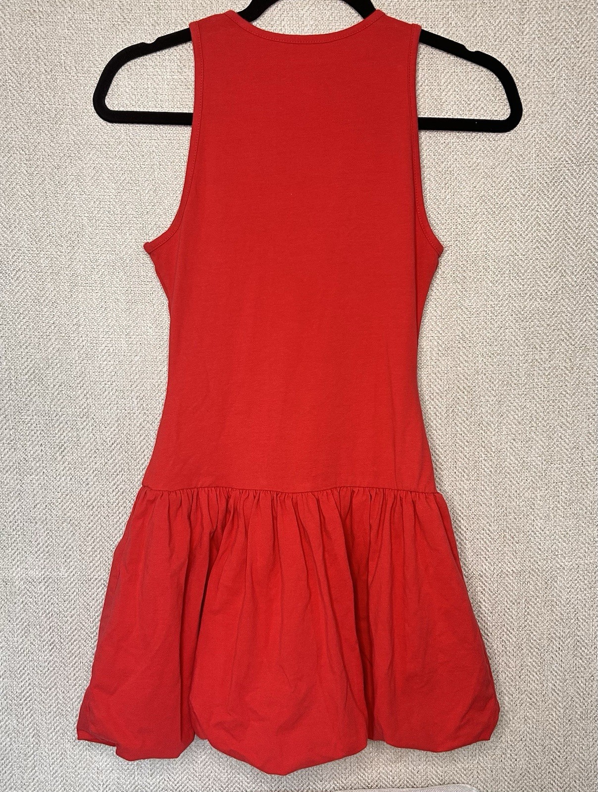 Arden B. Drop Waist Bubble Hem Sleeveless Mini Tank Dress Knit S