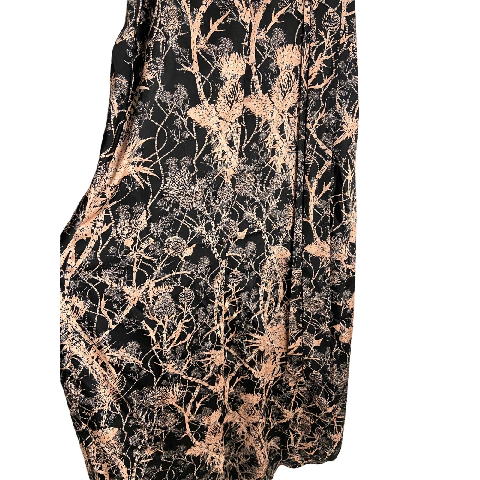 NWT Cedric Charlier Abstract Print High Low Dress-sz 4