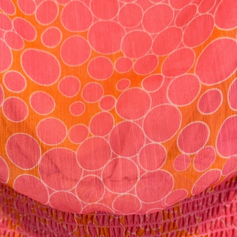 Amanda Uprichard Clarabelle Bubble Mini Dress Pink Off Shoulder Large